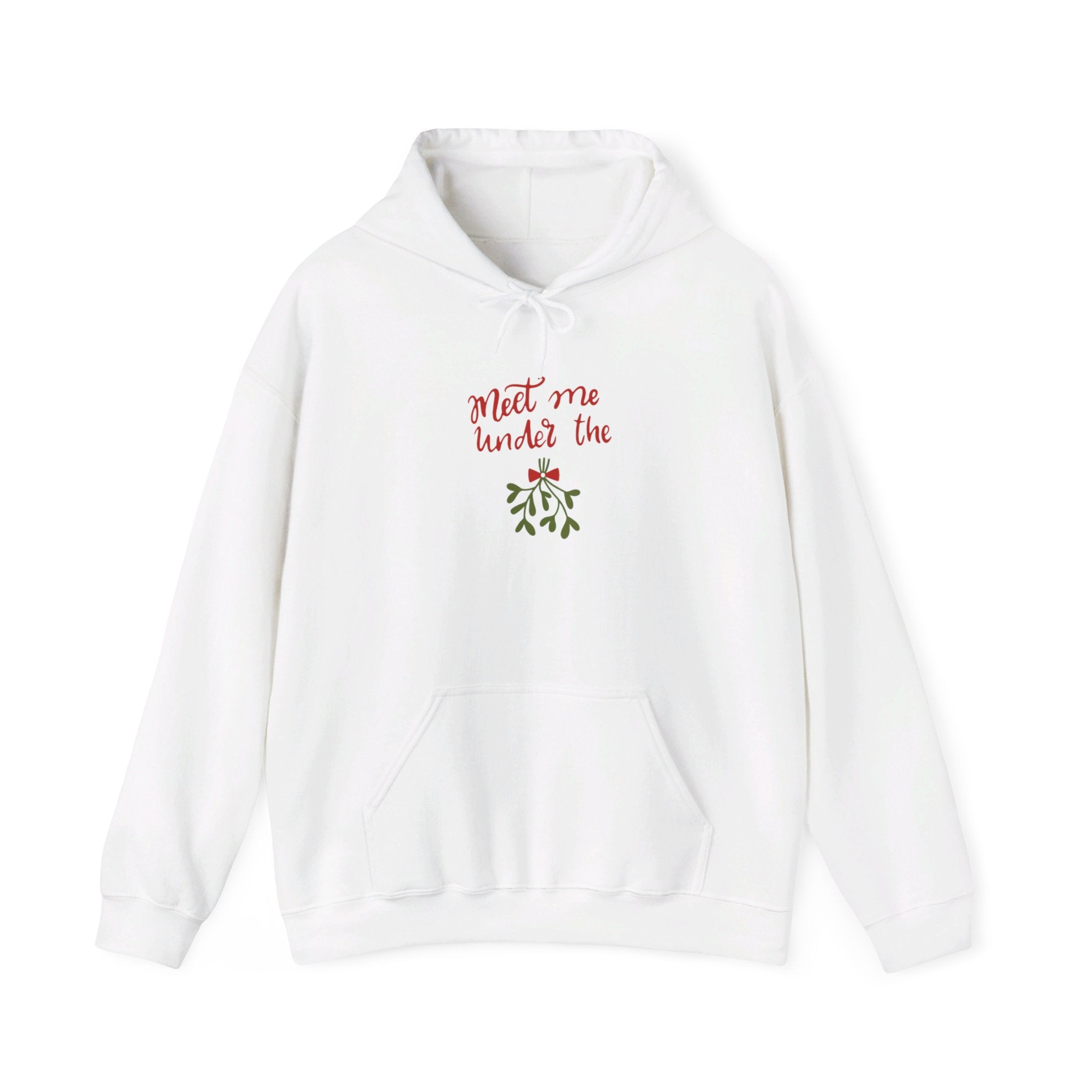 Meet Me Under The Mistletoe Unisex Heavy Blend™ Hooded Sweatshirt