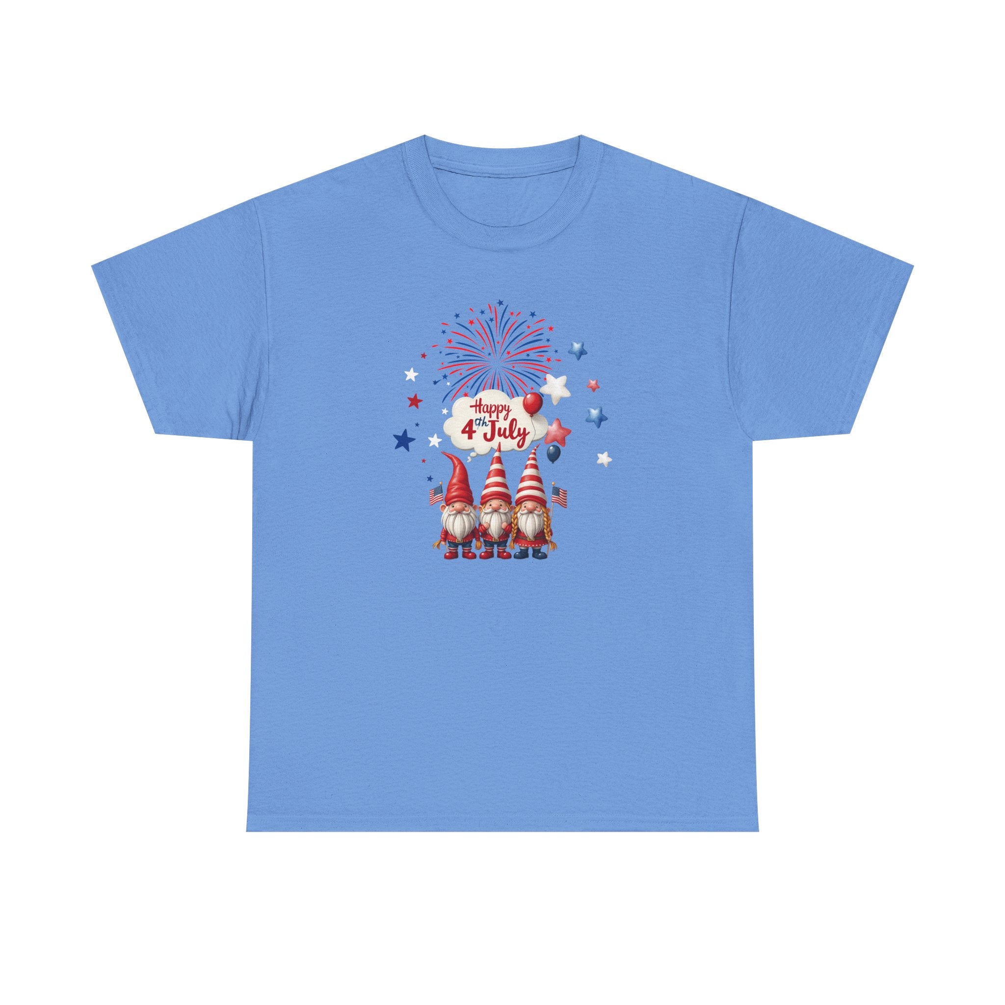 Gnome 4th of July Unisex Heavy Common Tee