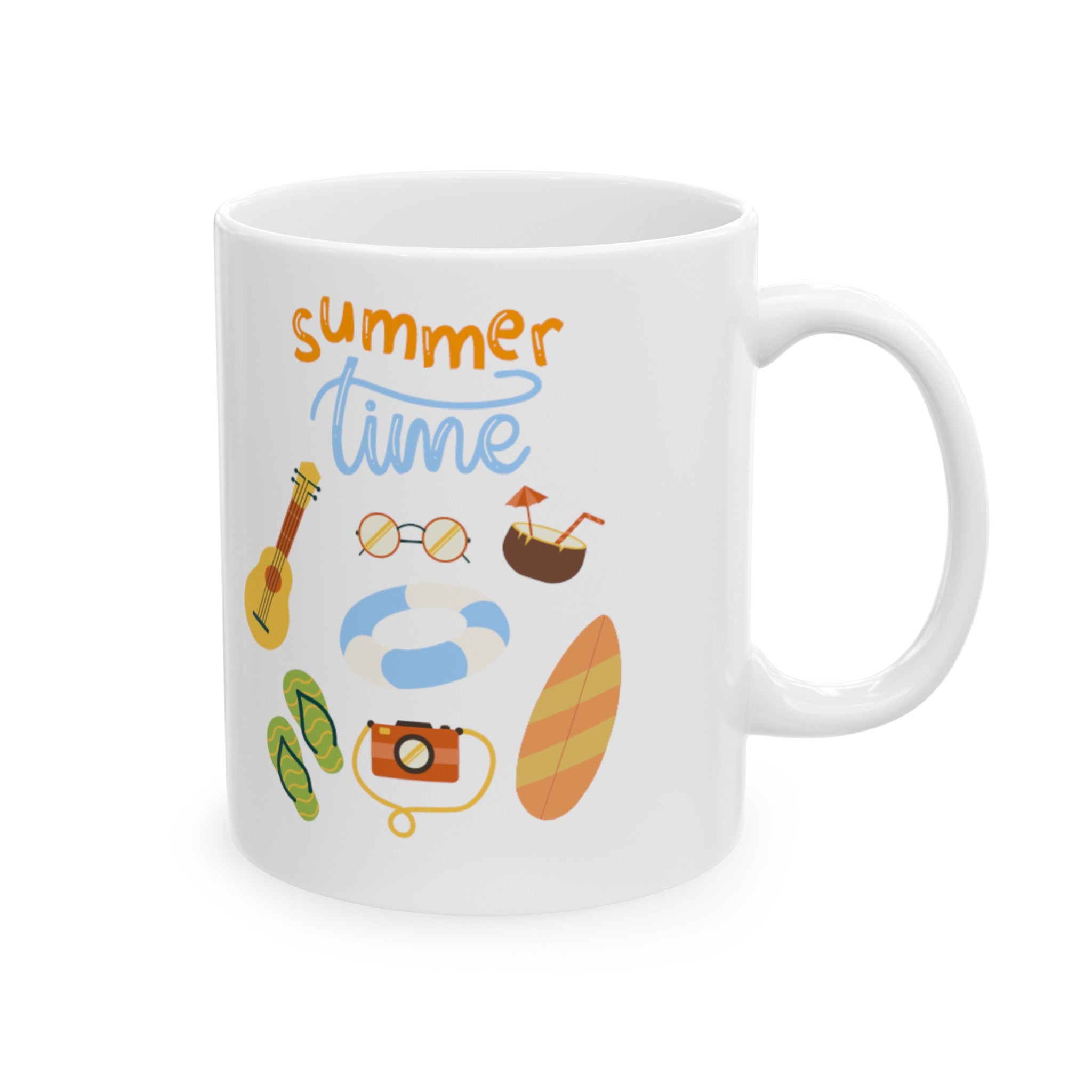 Summertime Fun Ceramic Mug, (11oz, 15oz)