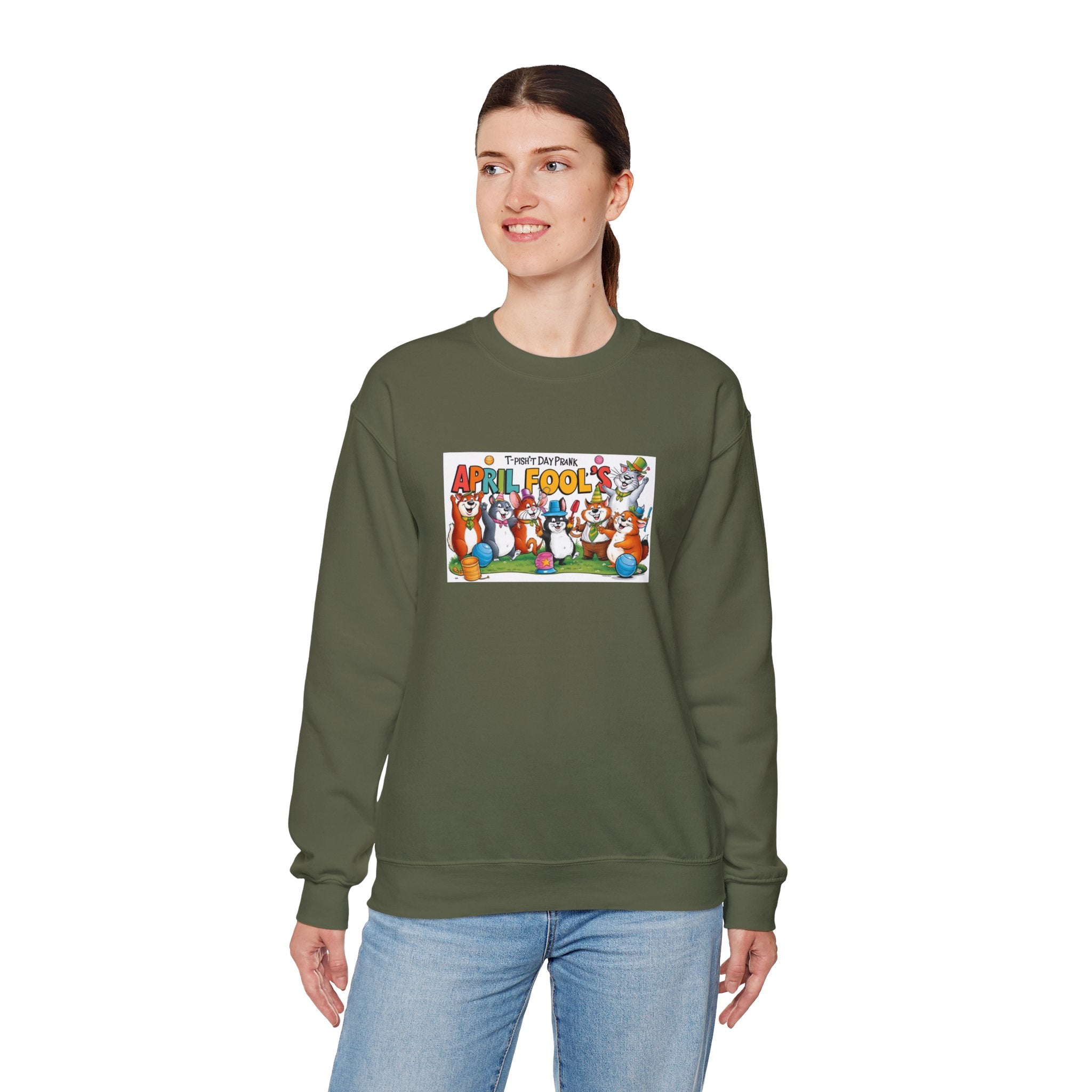 T-Pish'-T Day Prank Unisex Crewneck Sweatshirt