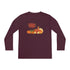Happy Thanksgiving Turkey Youth Long Sleeve Competitor Tee