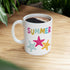 Summer Starfish Ceramic Mug, (11oz, 15oz)