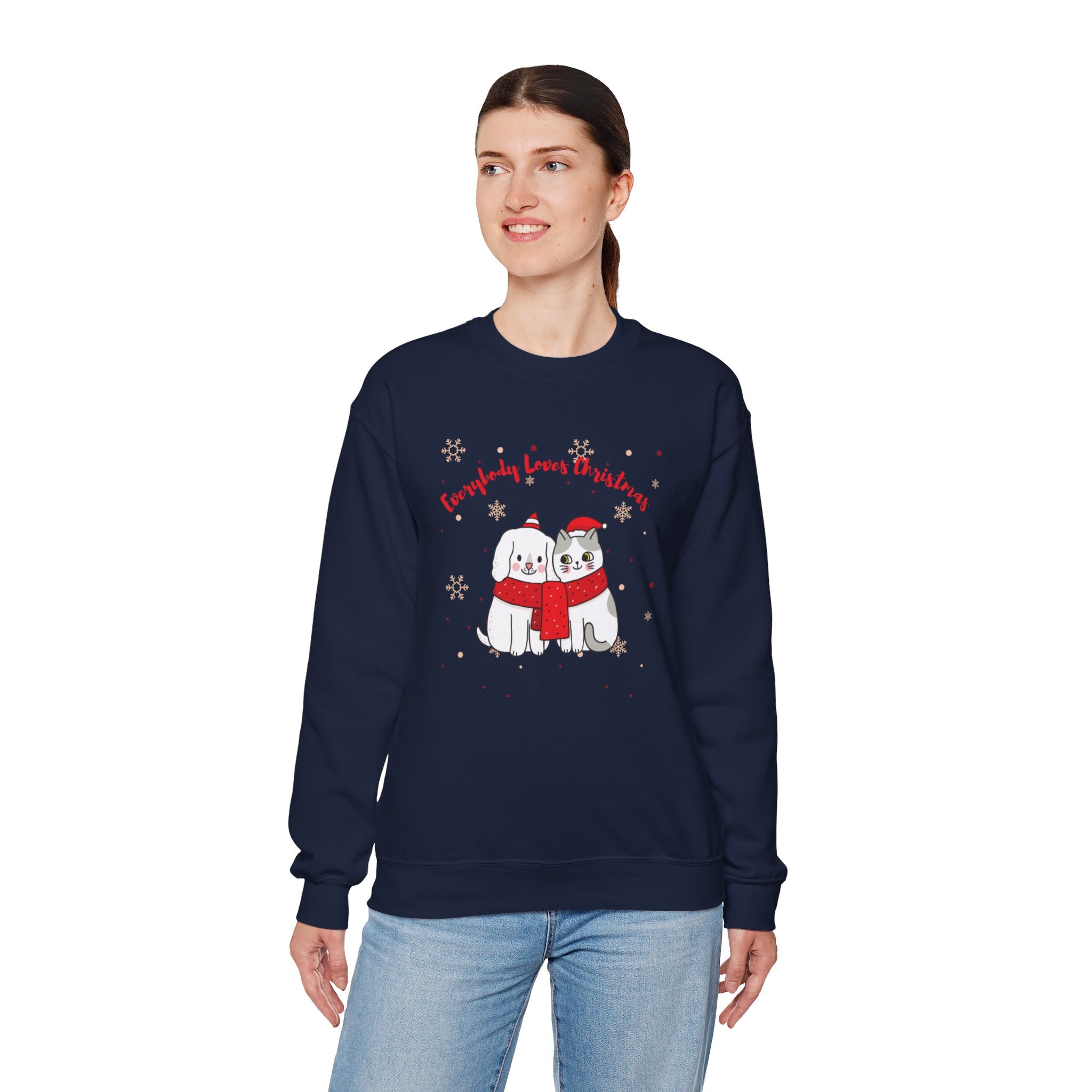 Everybody Loves Christmas Unisex Heavy Blend™ Crewneck Sweatshirt