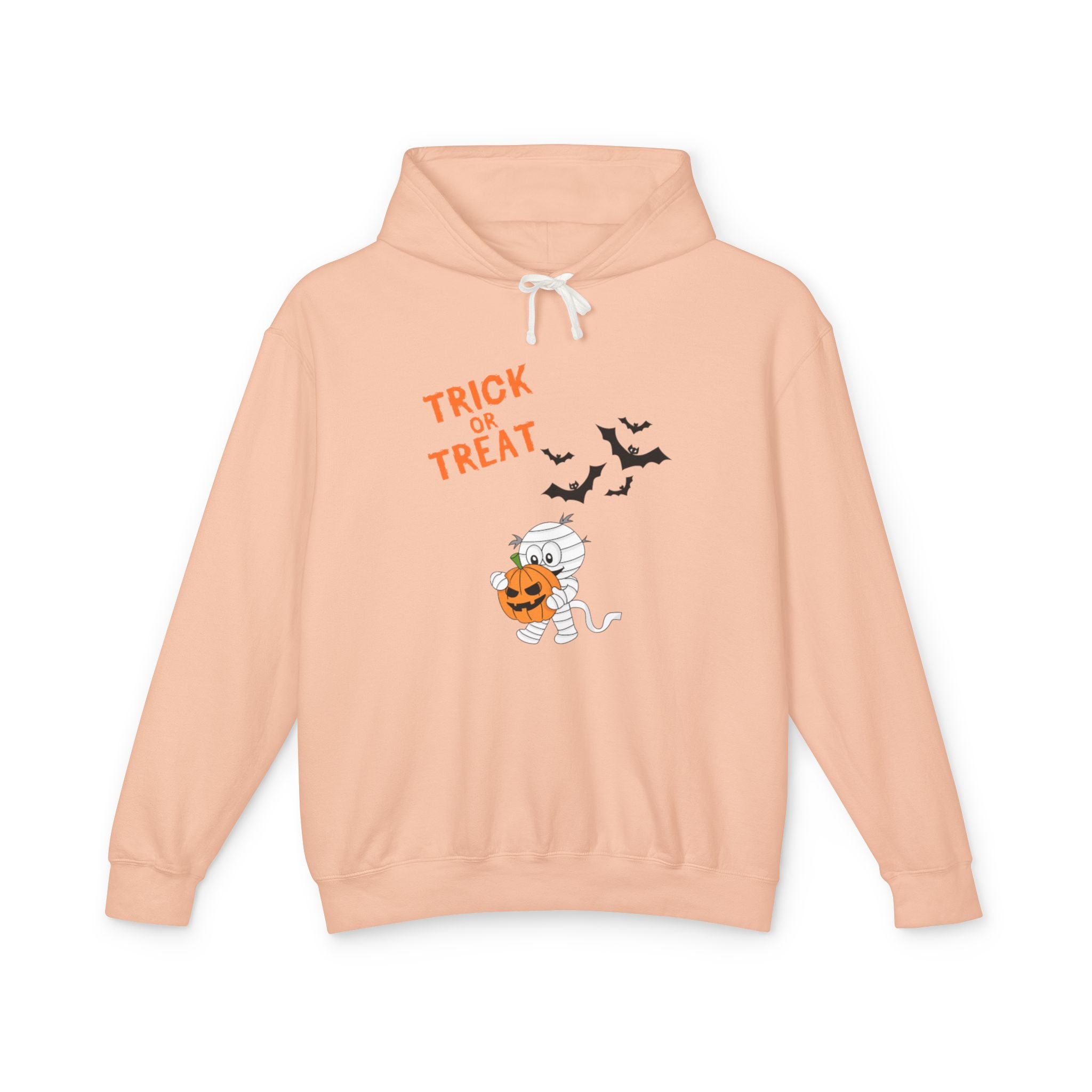 Merry Halloween Unisex Lightweight Hooded Sweatshirt