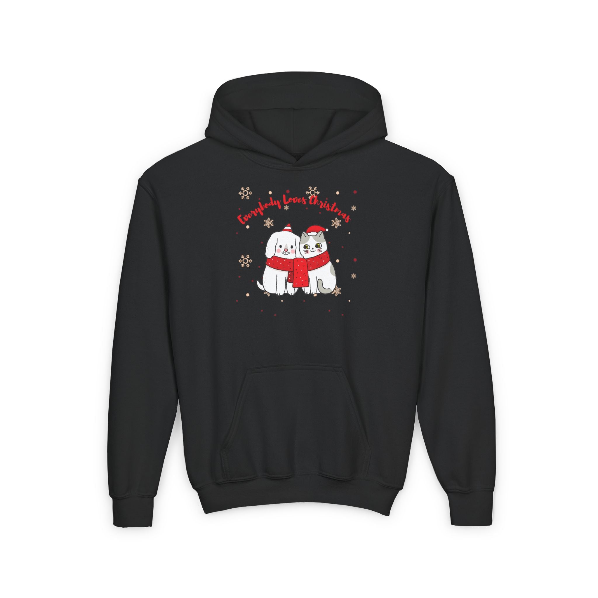 Everybody Loves Christmas Youth Heavy Blend Hooded Sweatshirt