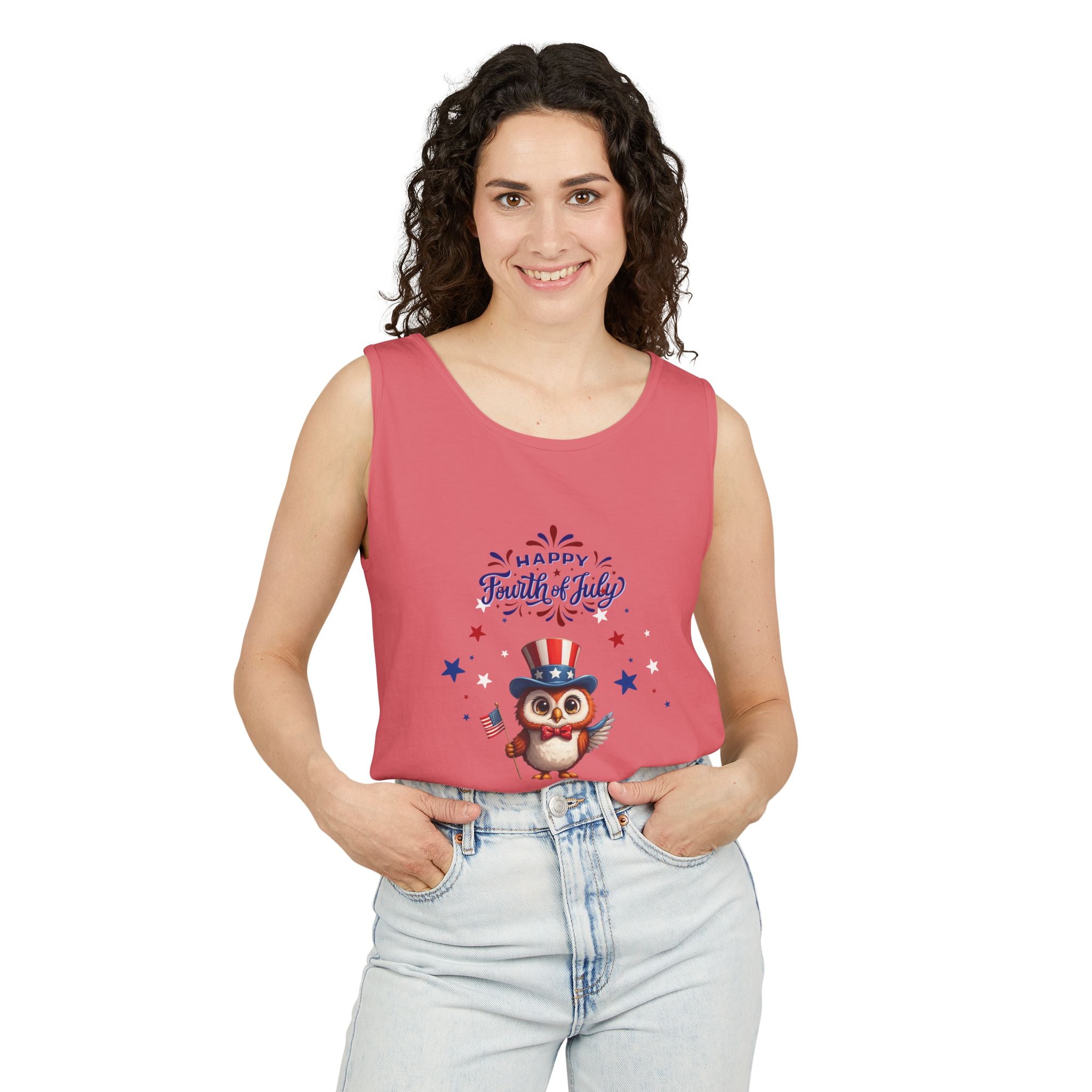 American Eagle Happy 4th of July Tank Top