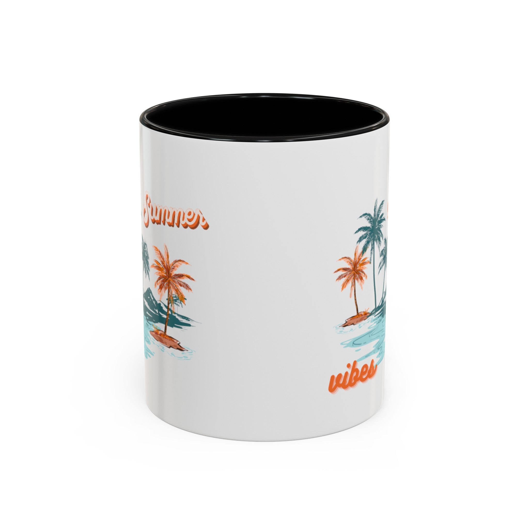 Summer Season Vibes Accent Coffee Mug (11, 15oz)