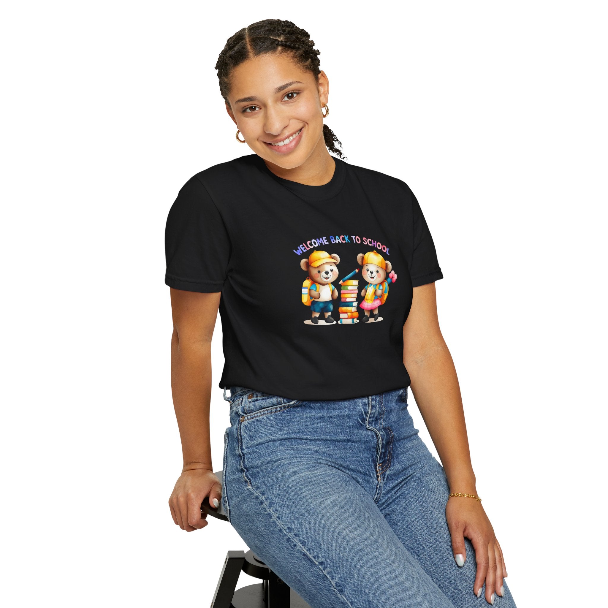 Welcome Back to School Unisex Garment-Dyed T-Shirt