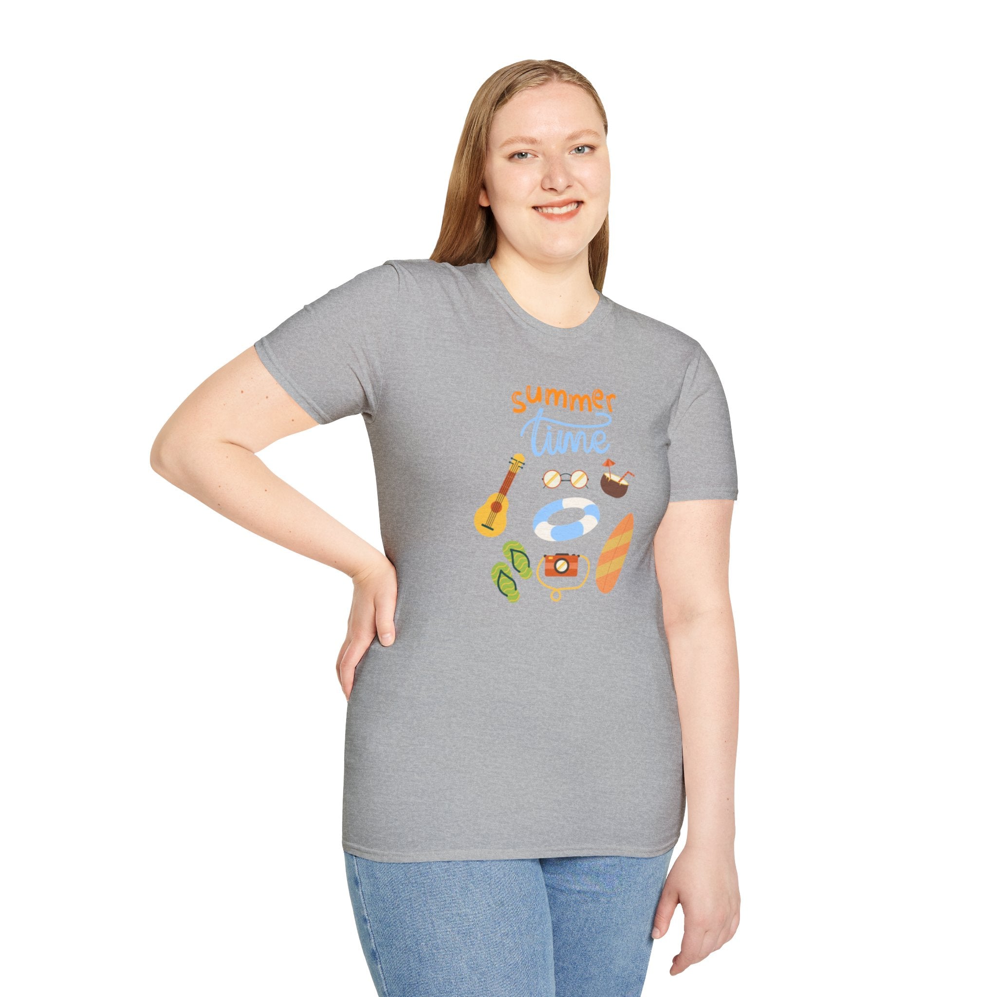 Summertime Fun Unisex Softstyle T-Shirt