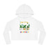 Rolling With My Gnomies Cropped Hooded Sweatshirt for Women | Trendy Spring Fashion