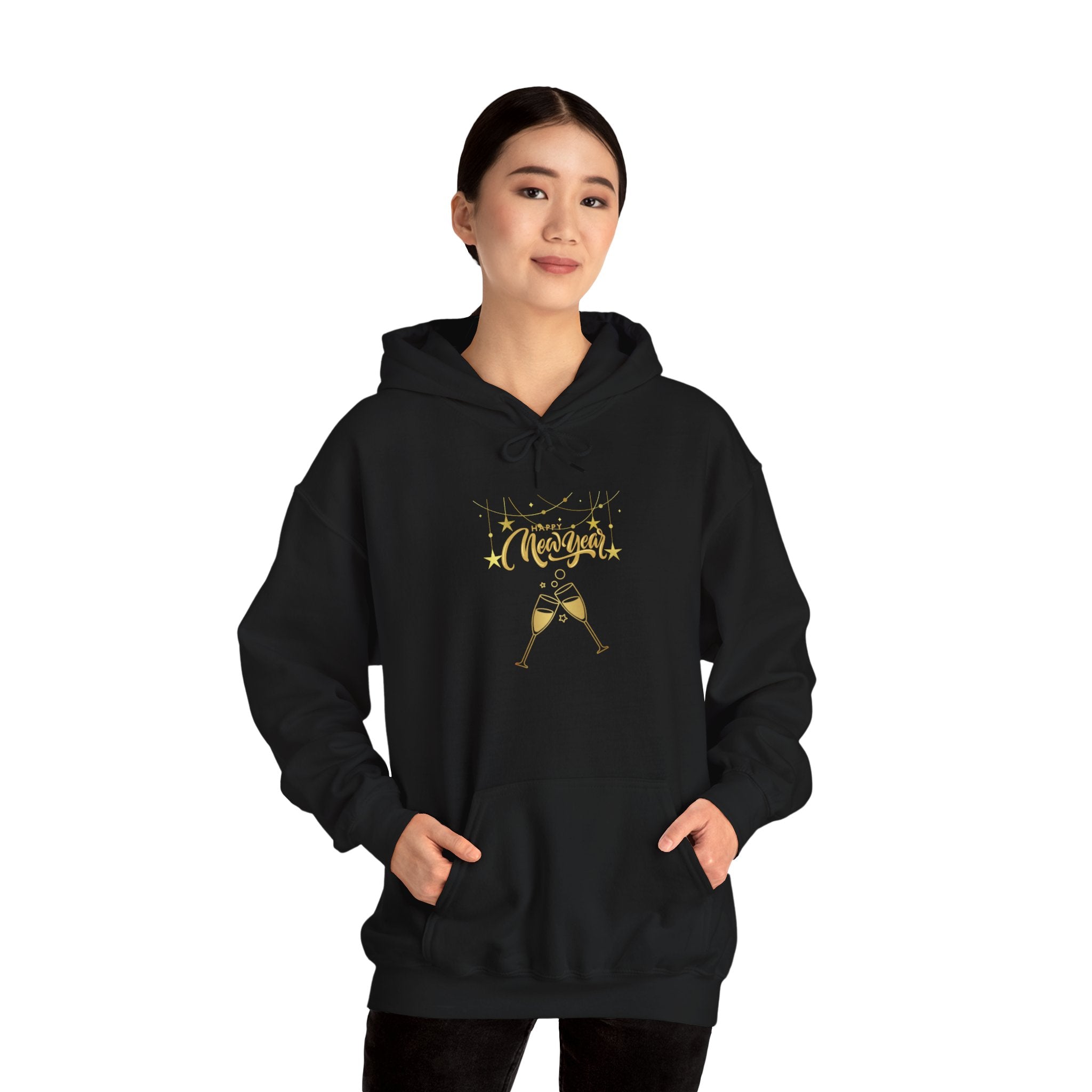 Happy New Year Unisex Heavy Blend™ Hooded Sweatshirt