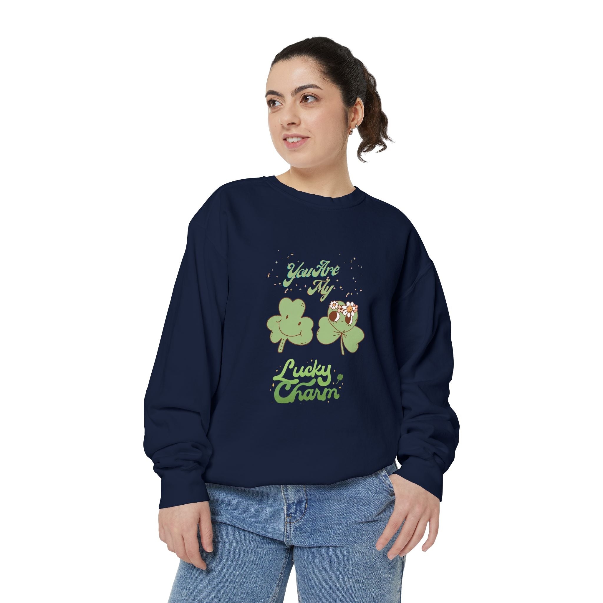 You're My Lucky Charm Sweatshirt - Unisex Garment-Dyed for St. Patrick's Day