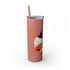 Trick or Treat Skinny Tumbler with Straw, 20oz