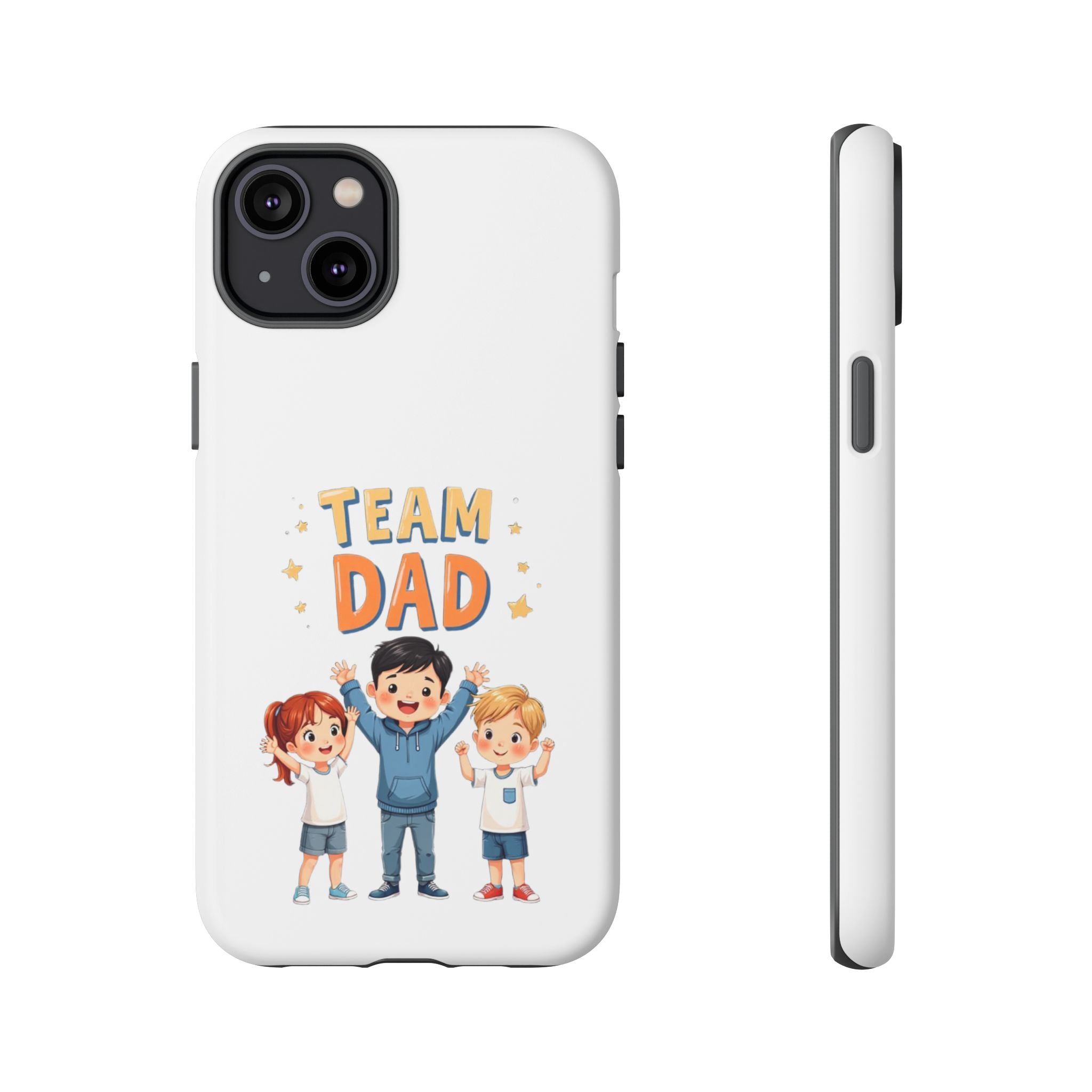 Team Dad Phone Case, Fun Gift for Fathers, Durable Phone Protector, Cute Dad Team Merchandise, Father's Day Special