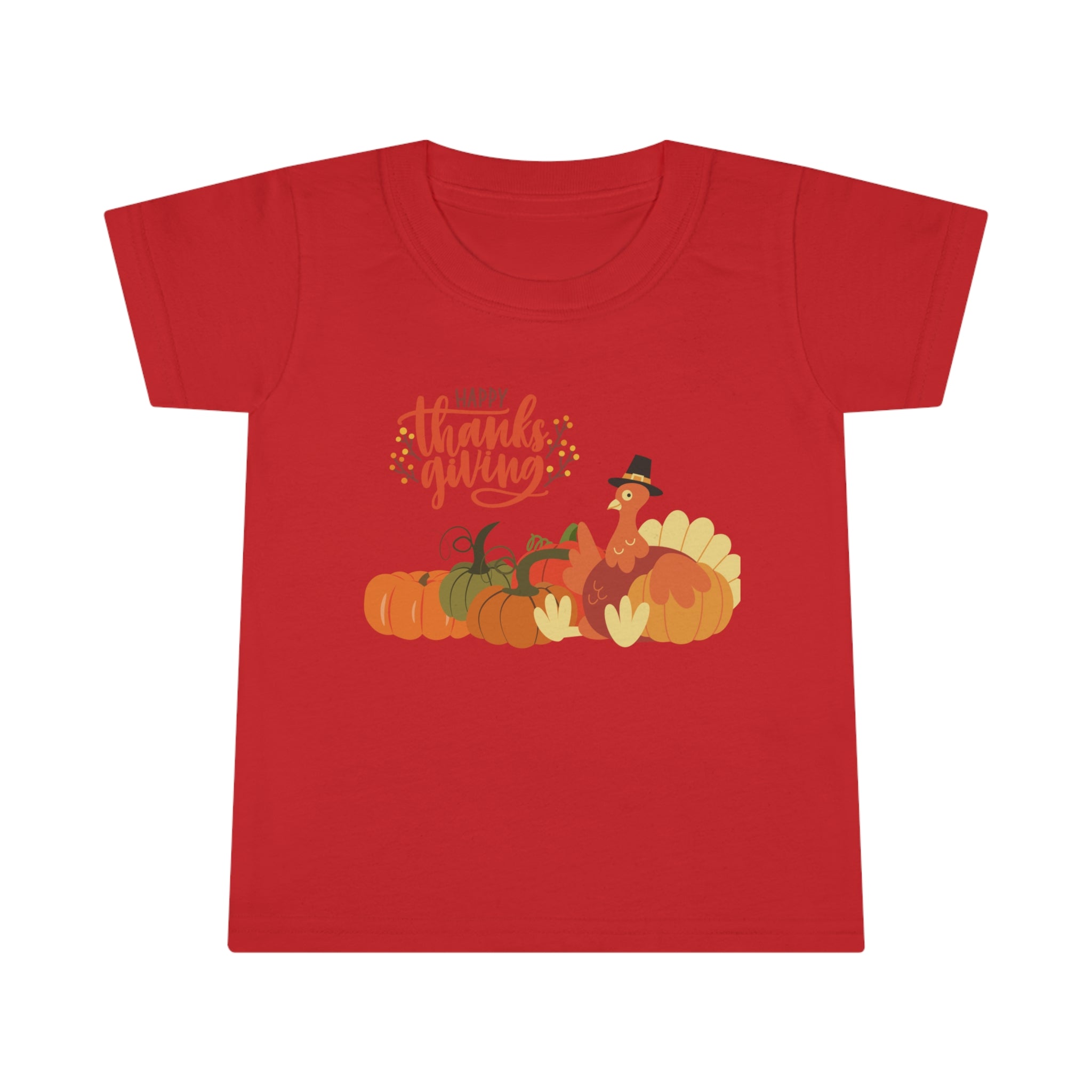 Happy Thanksgiving Turkey Toddler T-shirt