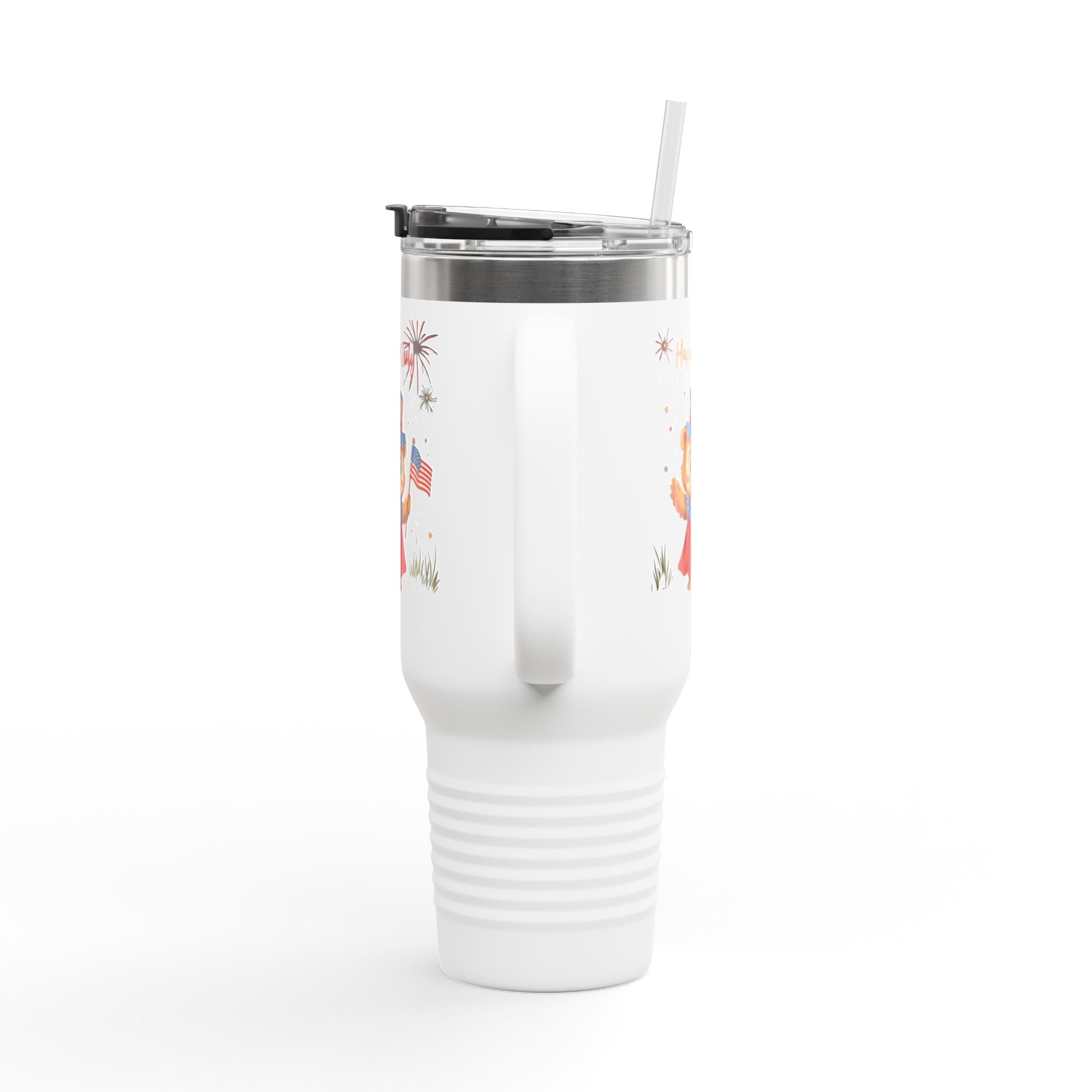 Happy Independence Day  Insulated Travel Mug, 40oz