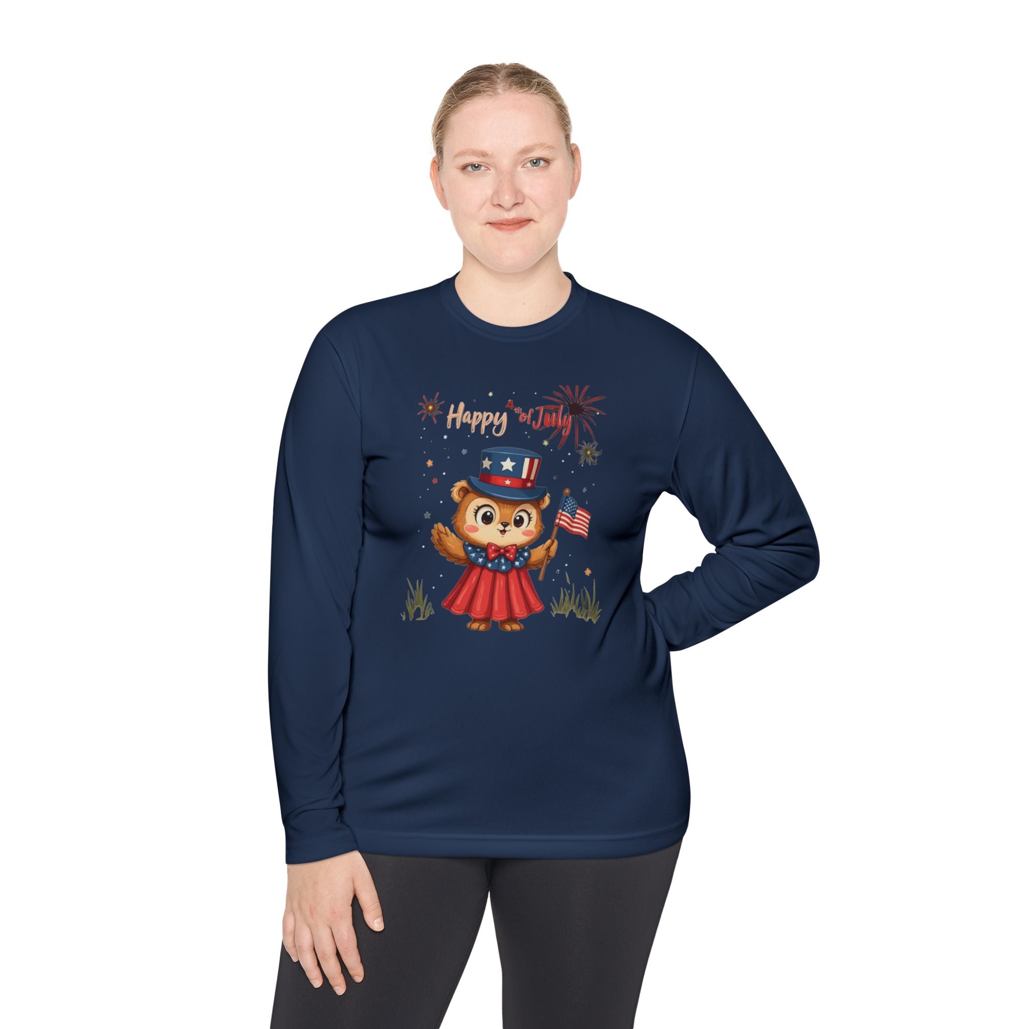 Happy Independence Day Long Sleeve Tee