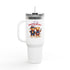Happy 4th of July Teddy Bear Couple Insulated Travel Mug, 40oz