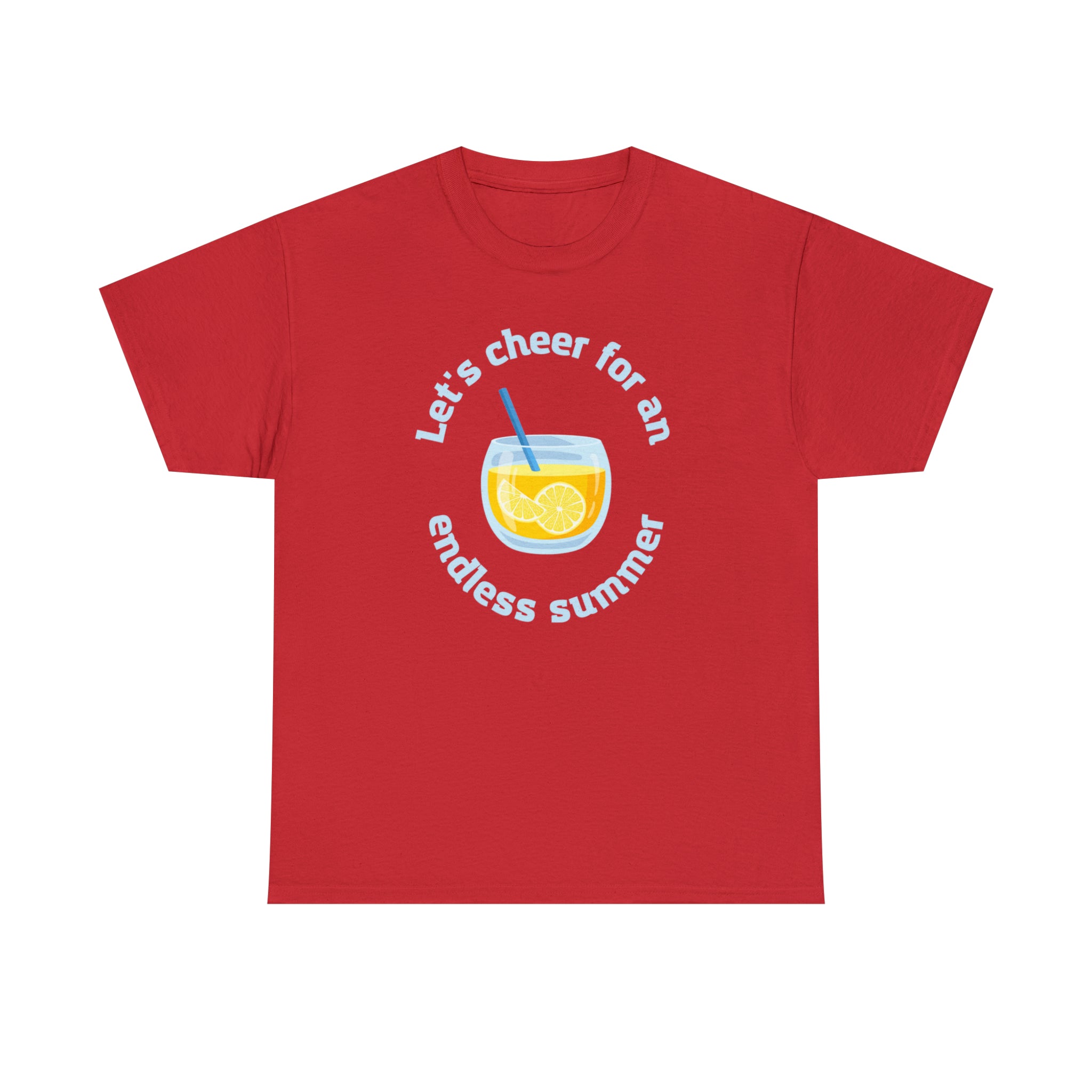 Let's Cheer For An Endless Summer Unisex Heavy Cotton Tee