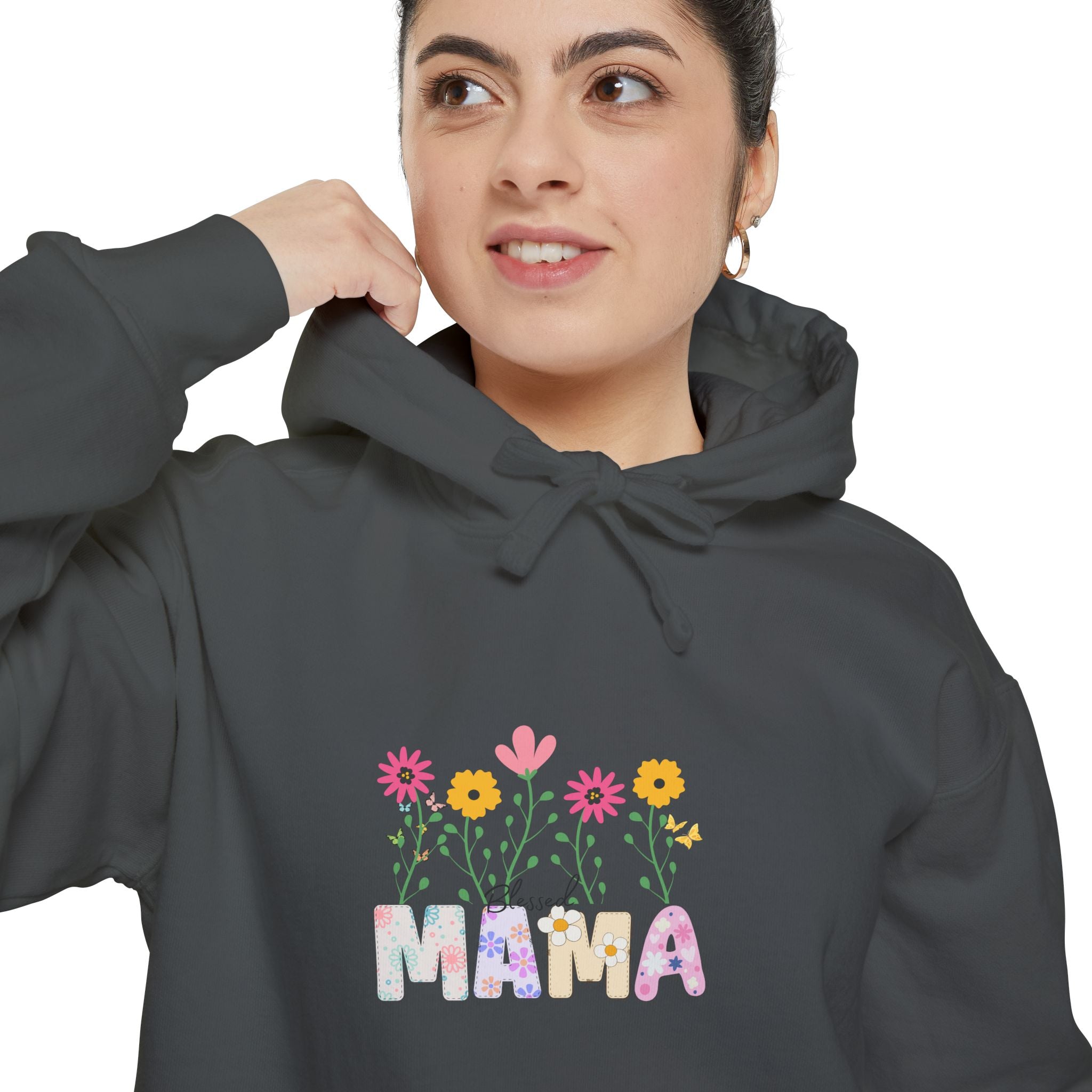 Blessed Mama Unisex Garment-Dyed Pullover