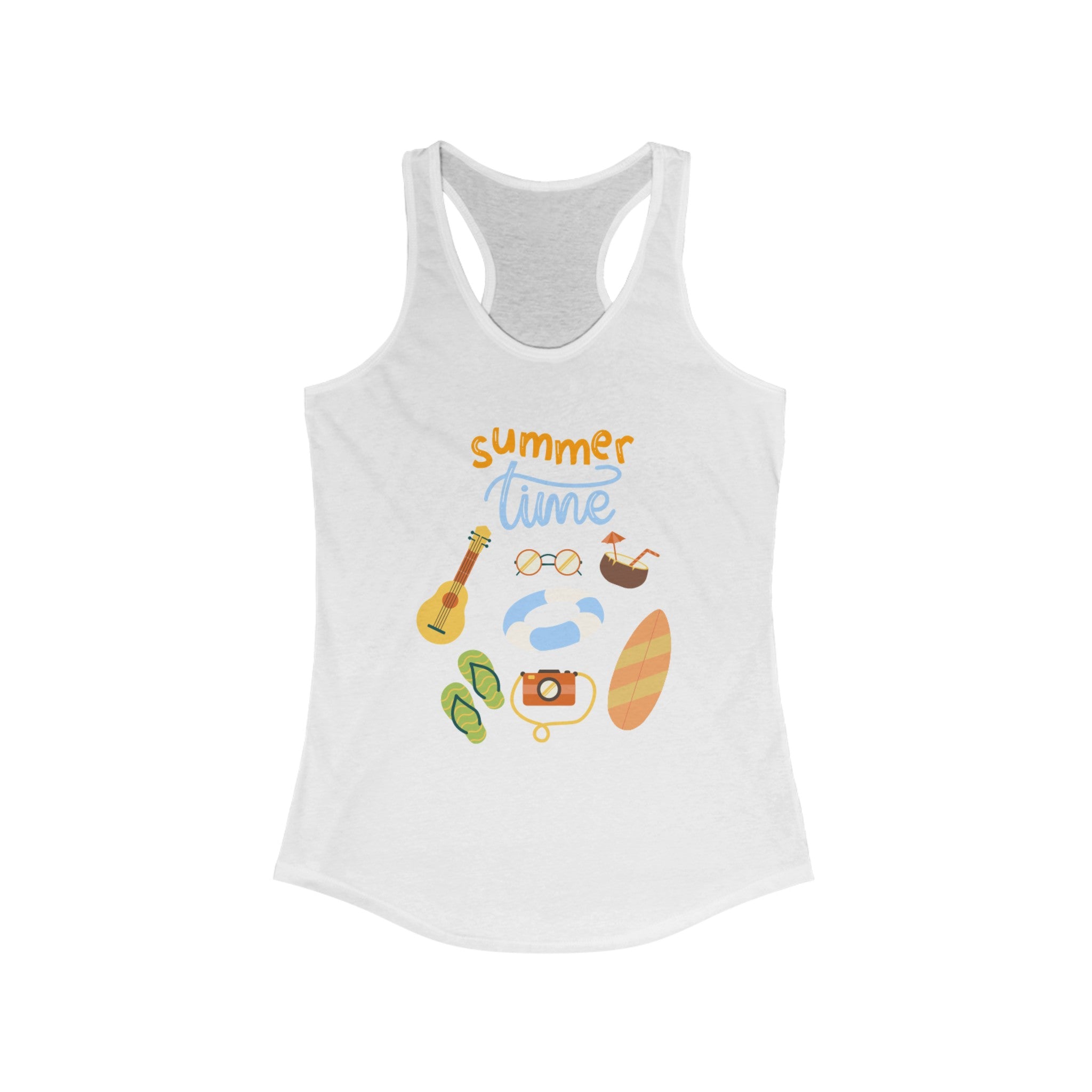 Summertime Fun Women's Ideal Racerback Tank