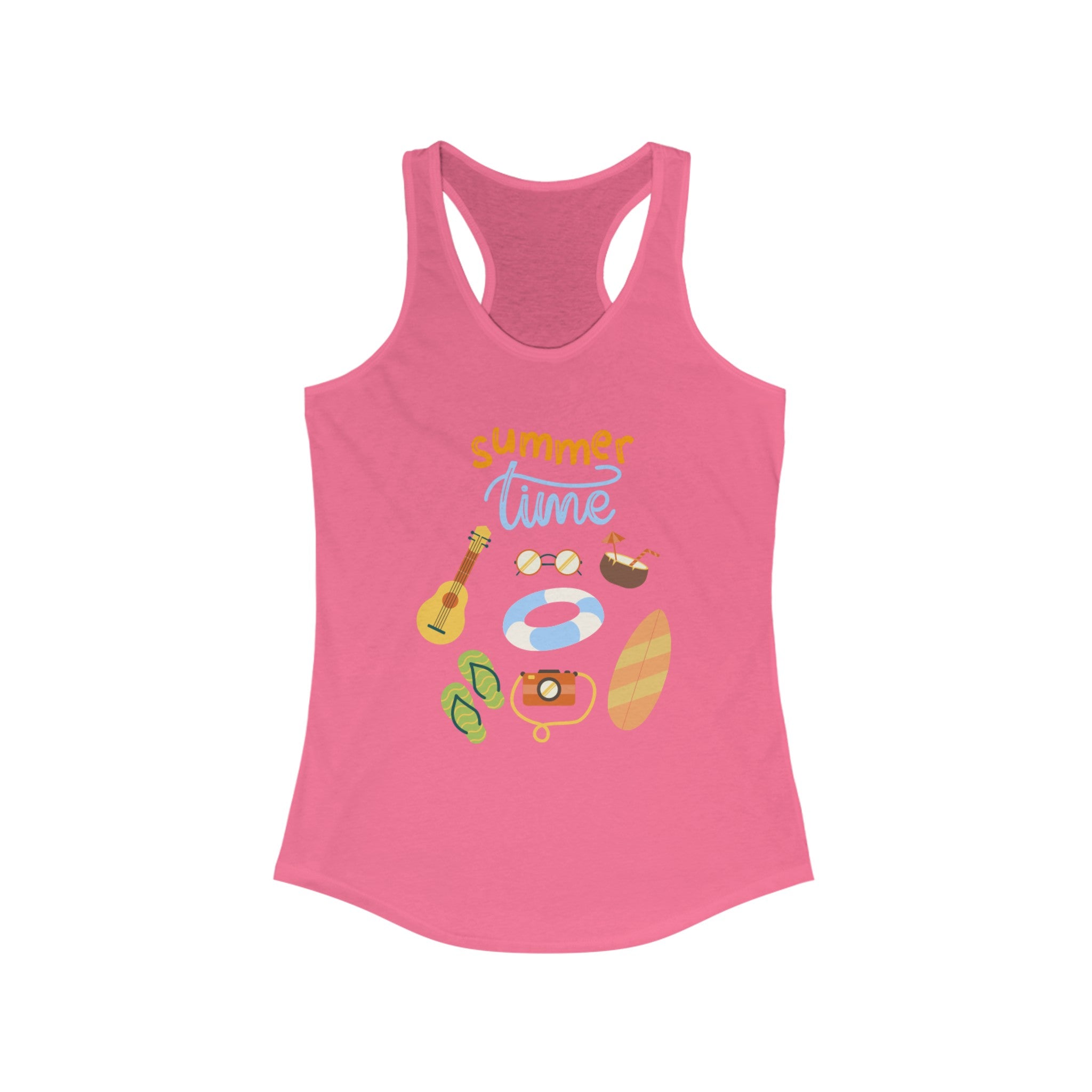 Summertime Fun Women's Ideal Racerback Tank