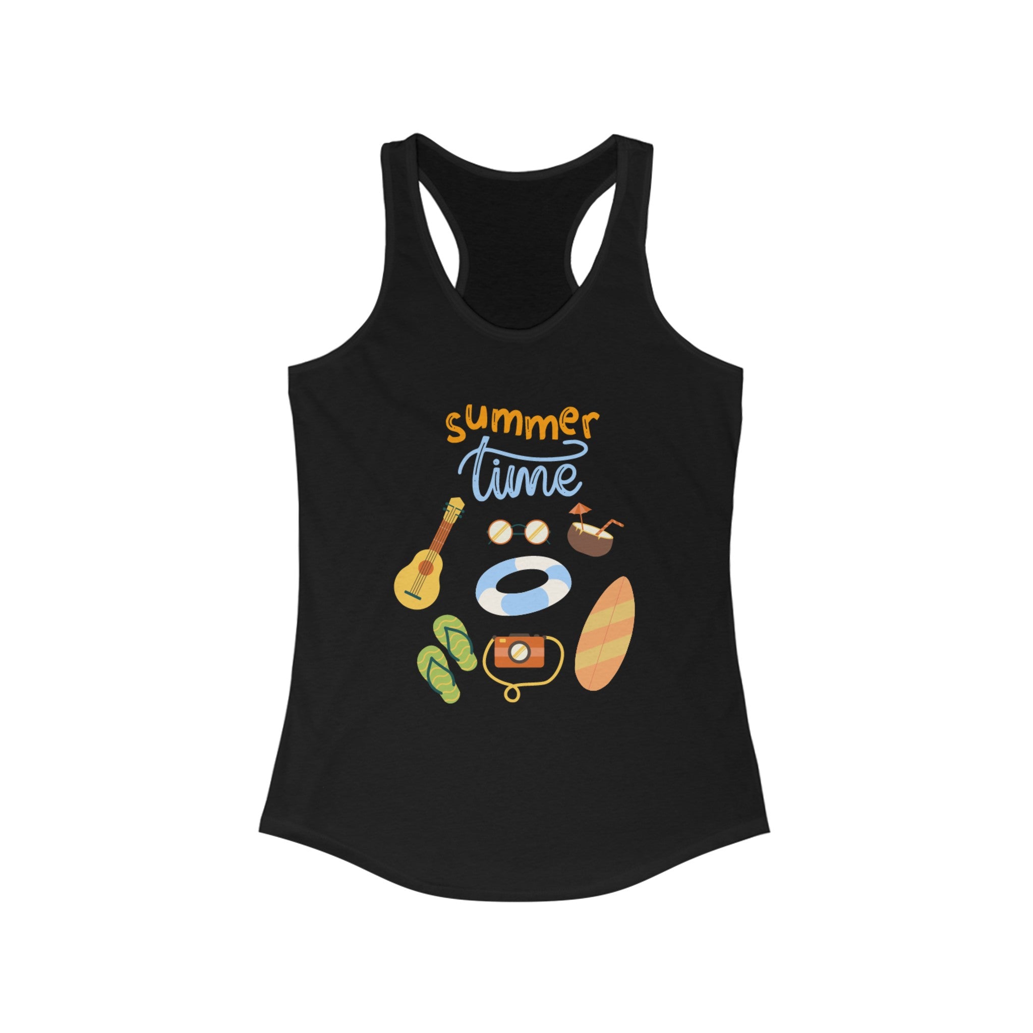 Summertime Fun Women's Ideal Racerback Tank