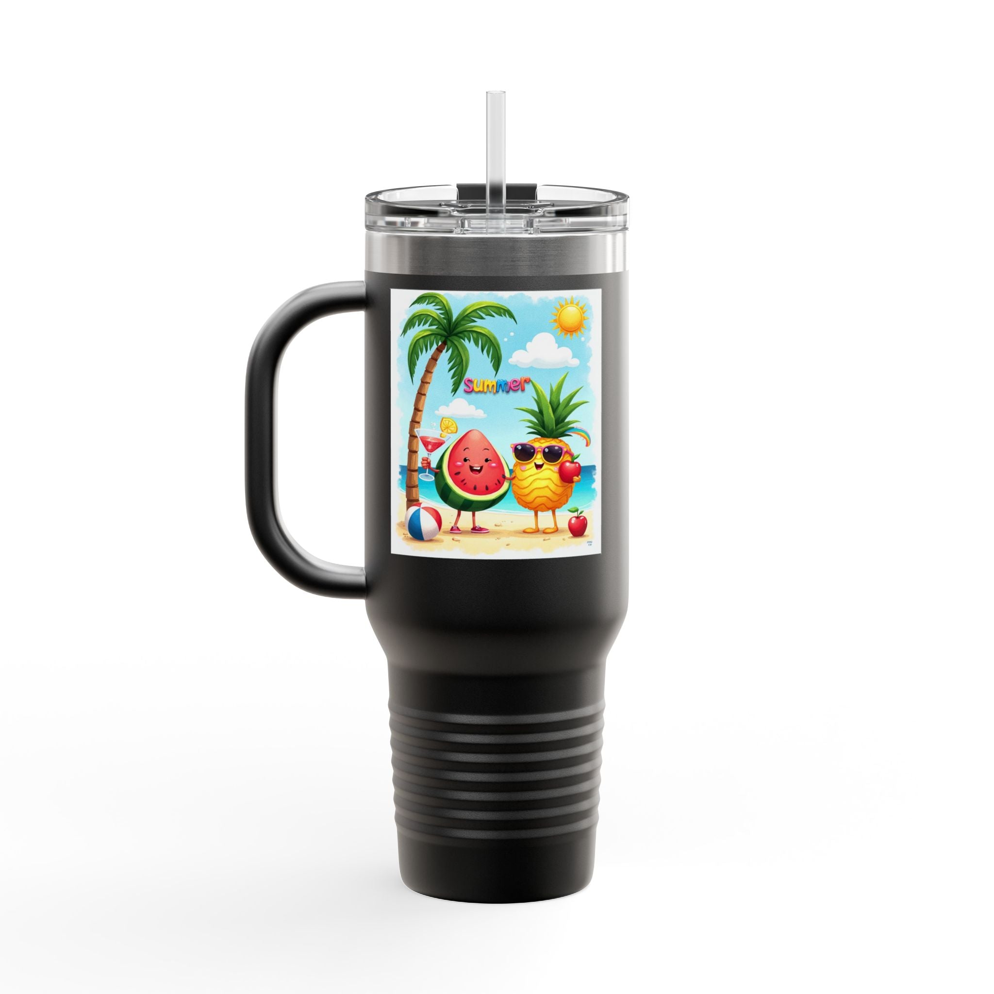 Summer Cool Insulated Travel Mug, 40oz.