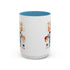 Team Dad Accent Coffee Mug