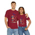 Uncle Sam Tee Happy of July, Unisex Heavy Cotton Shirt