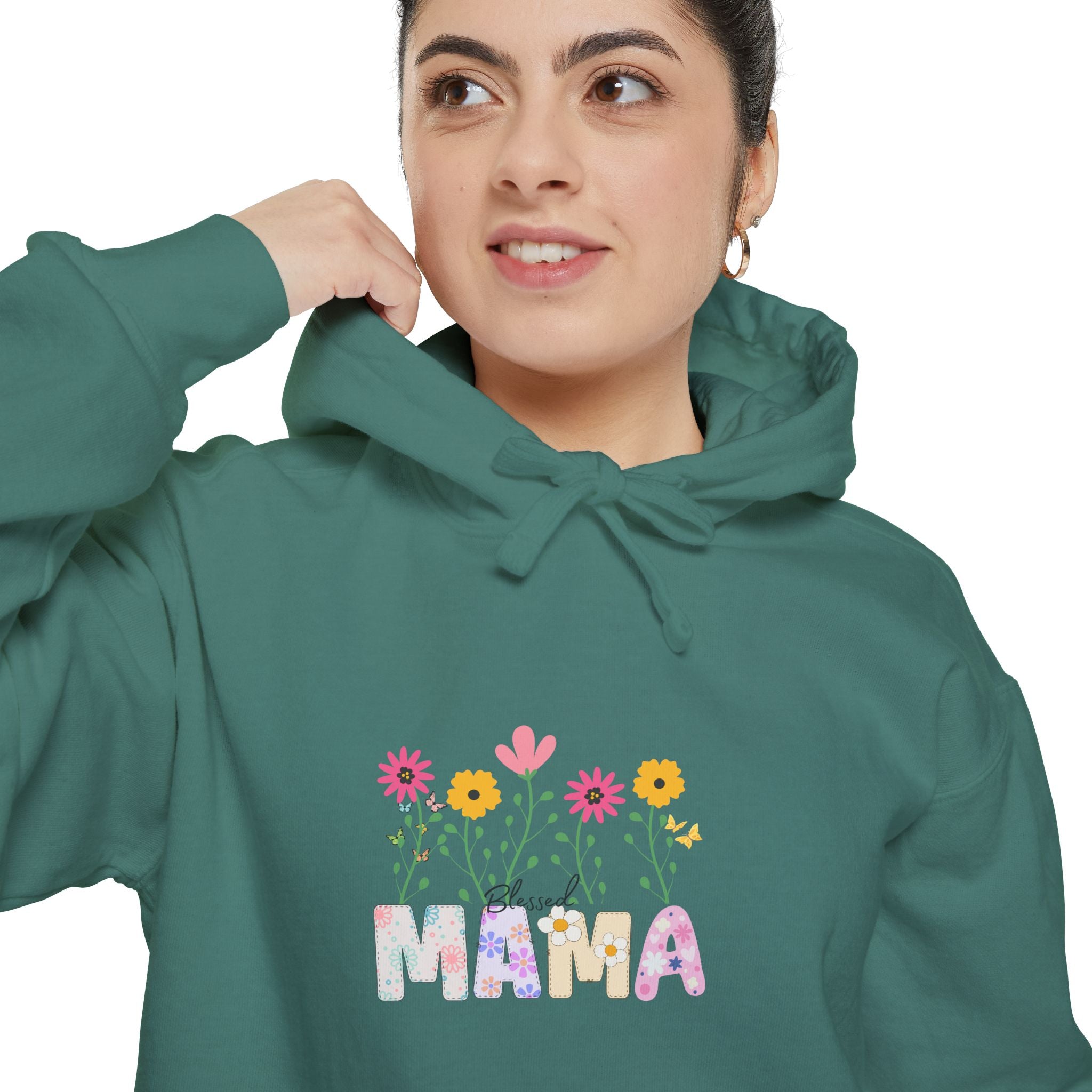 Blessed Mama Unisex Garment-Dyed Pullover