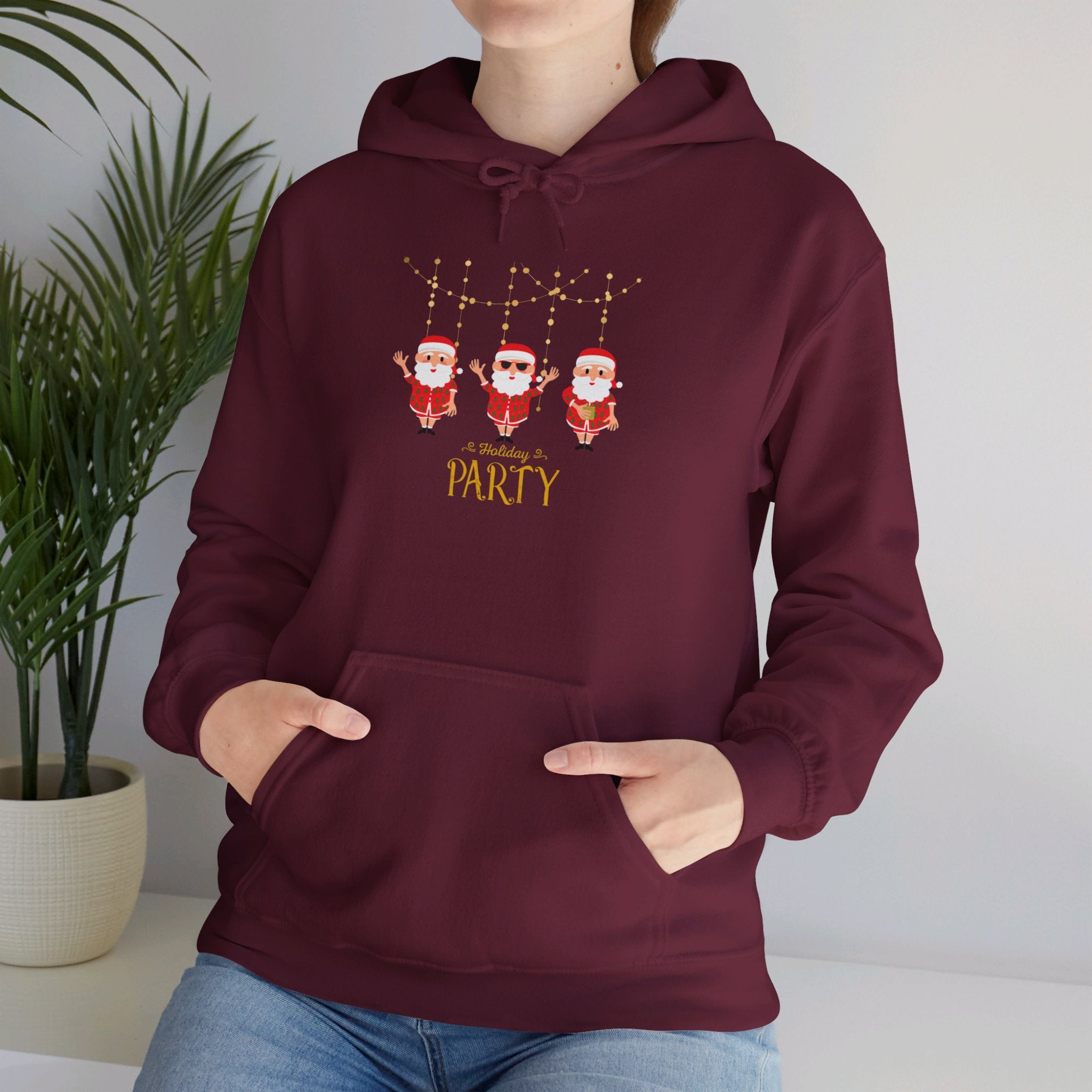 Santa's Holiday Party Unisex Heavy Blend™ Hooded Sweatshirt