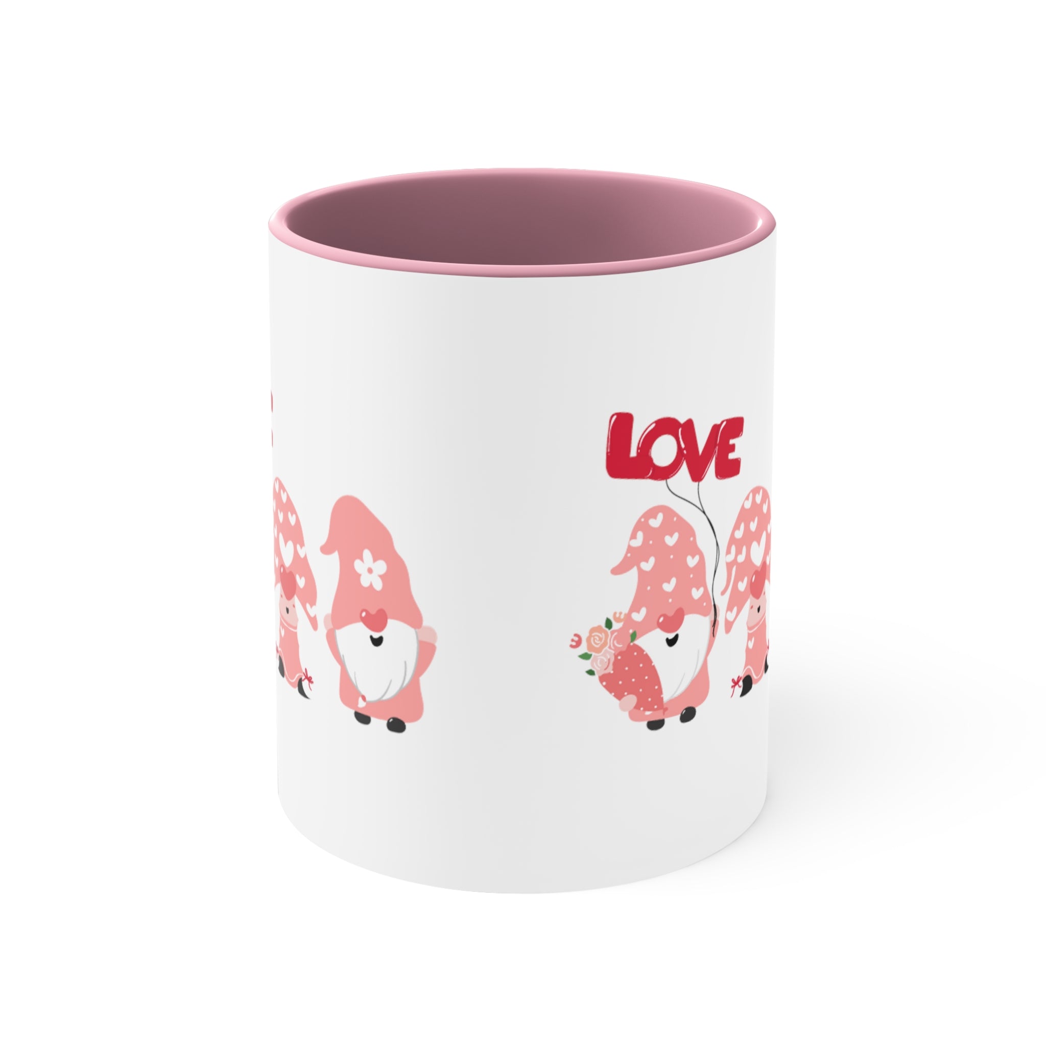 Love Gnome Day Accent Coffee Mug, 11oz