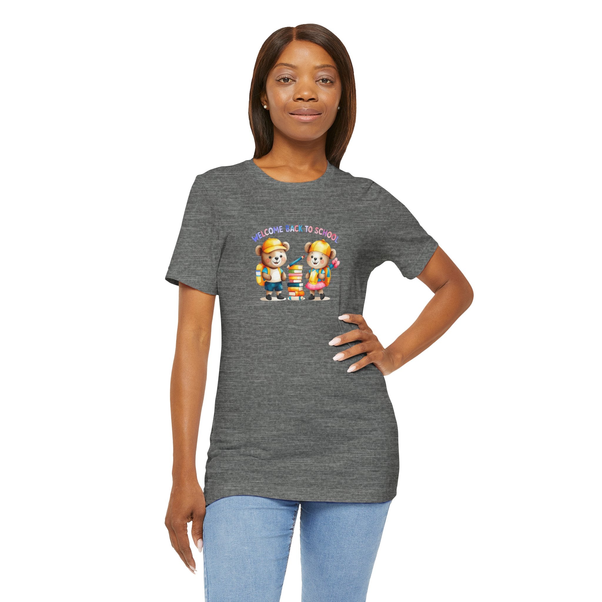 Welcome Back to School Fun Unisex Jersey Short Sleeve Tee