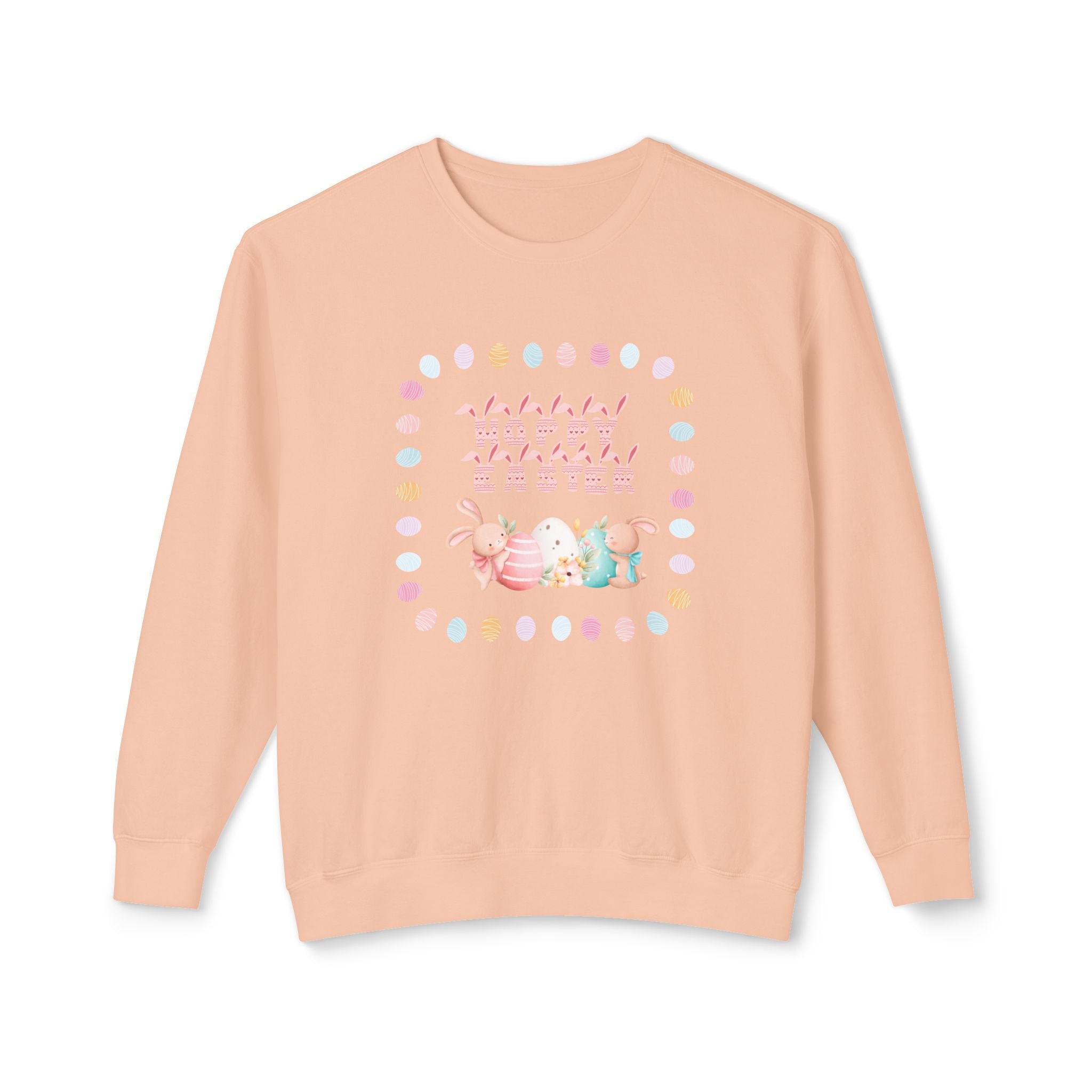 Hoppy Easter Unisex Lightweight Crewneck Sweatshirt