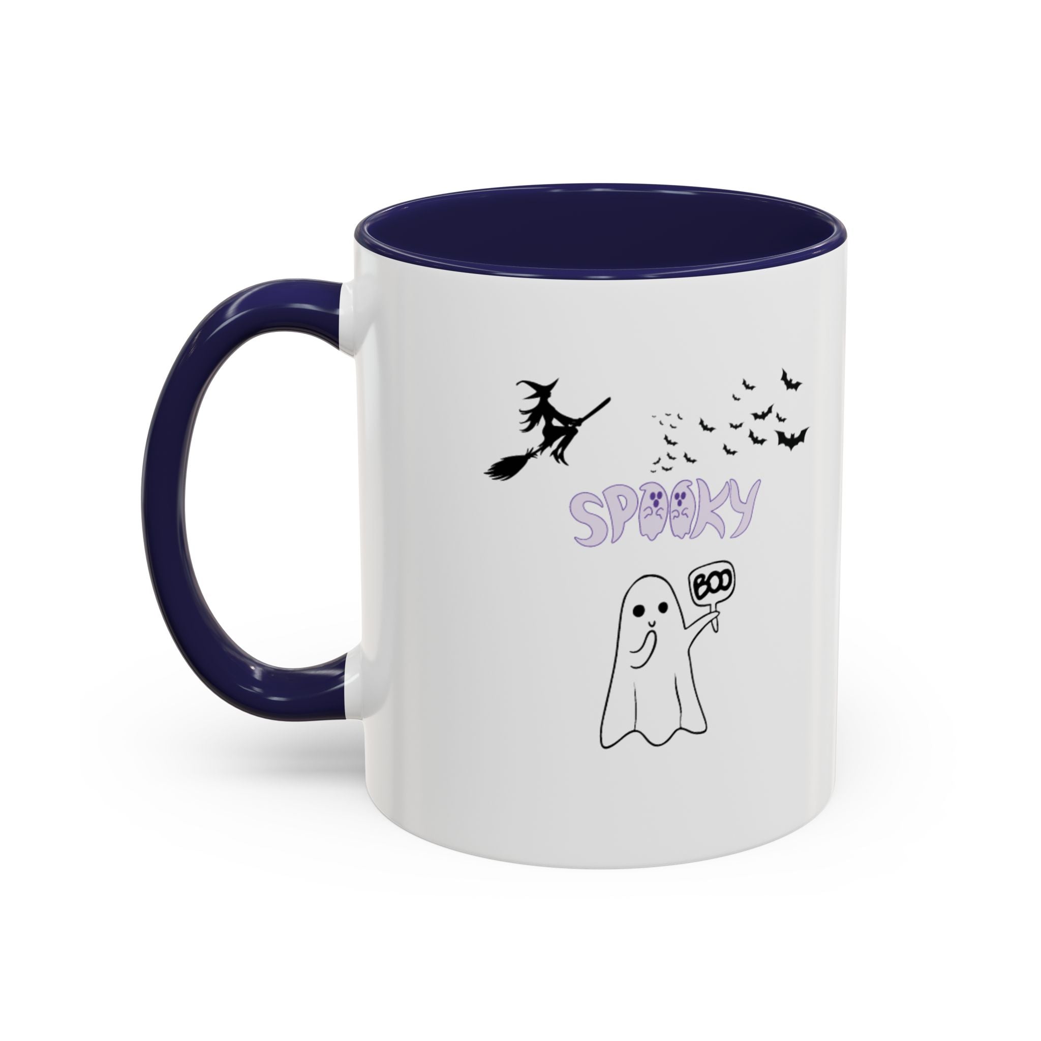 Spooky Boo Accent Coffee Mug (11, 15oz)