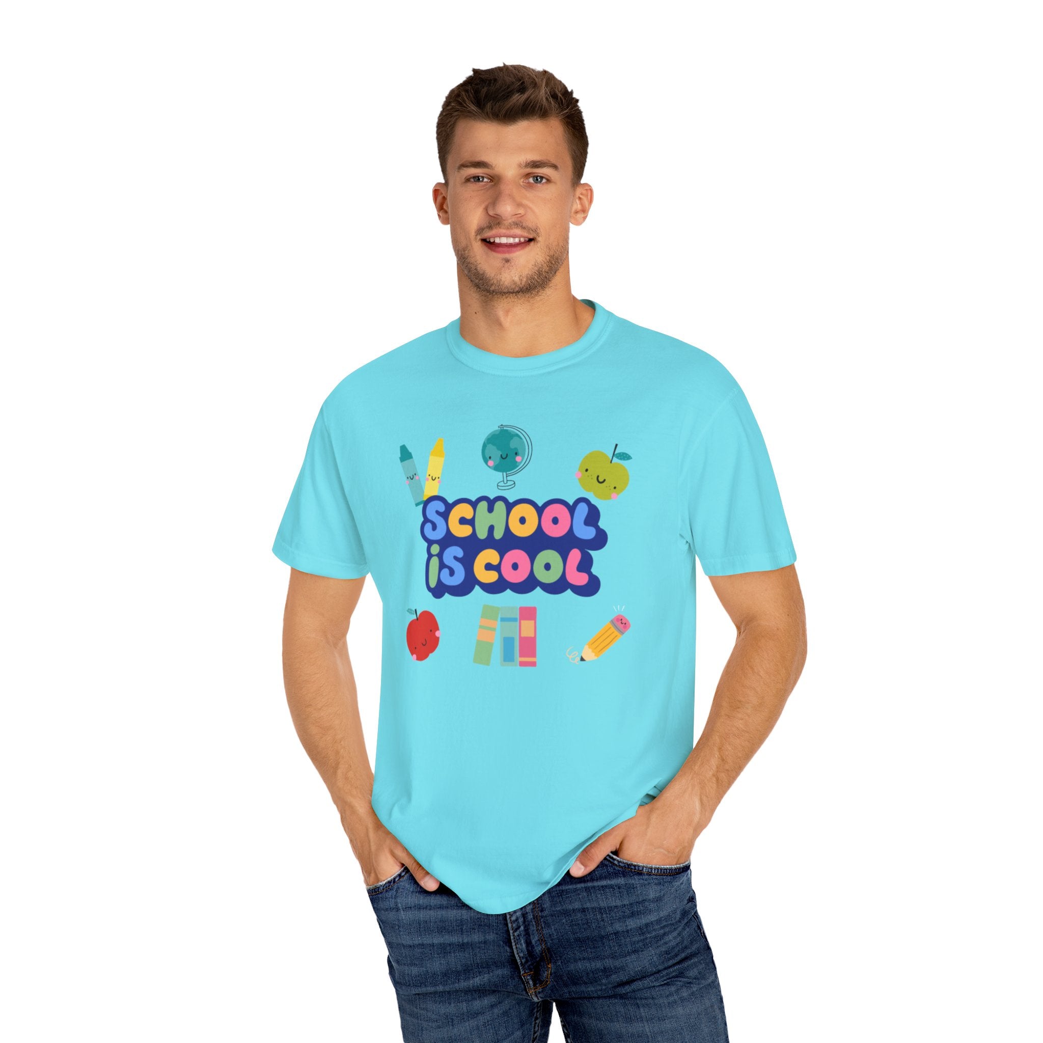 School Is Cool Unisex Garment-Dyed T-shirt