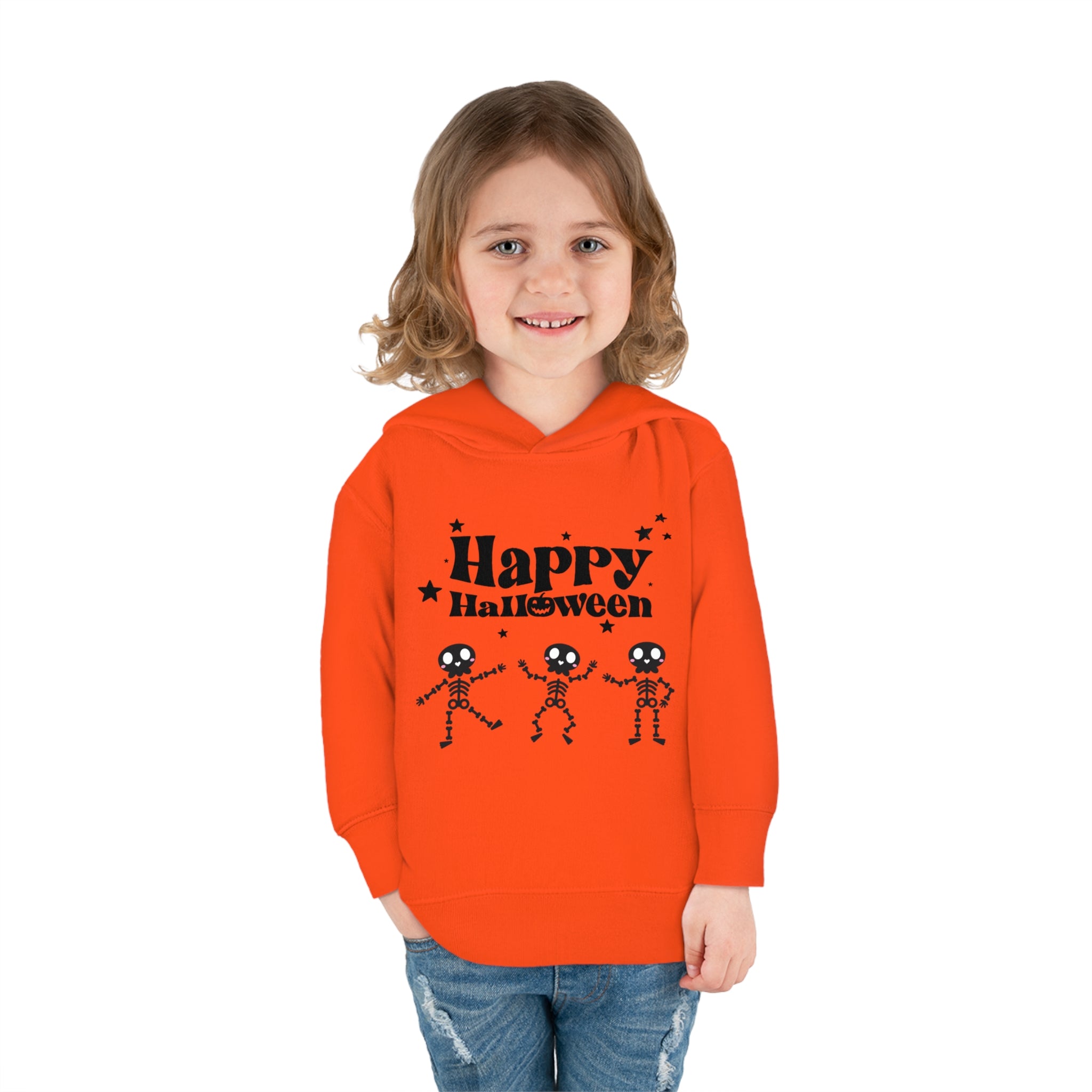 Happy Halloween Crew Toddler Pullover Fleece Hoodie