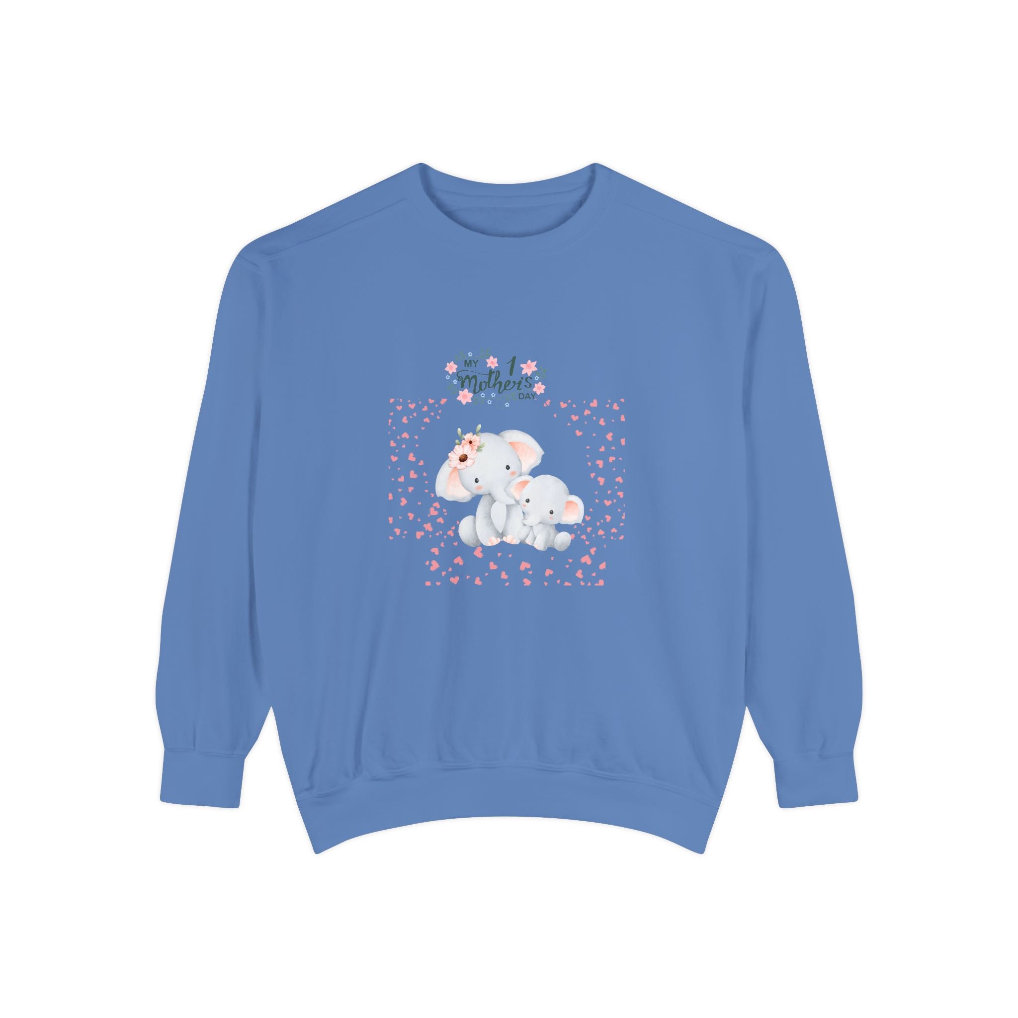 My 1st Mother's Day Sweatshirt Unisex Garment-Dyed