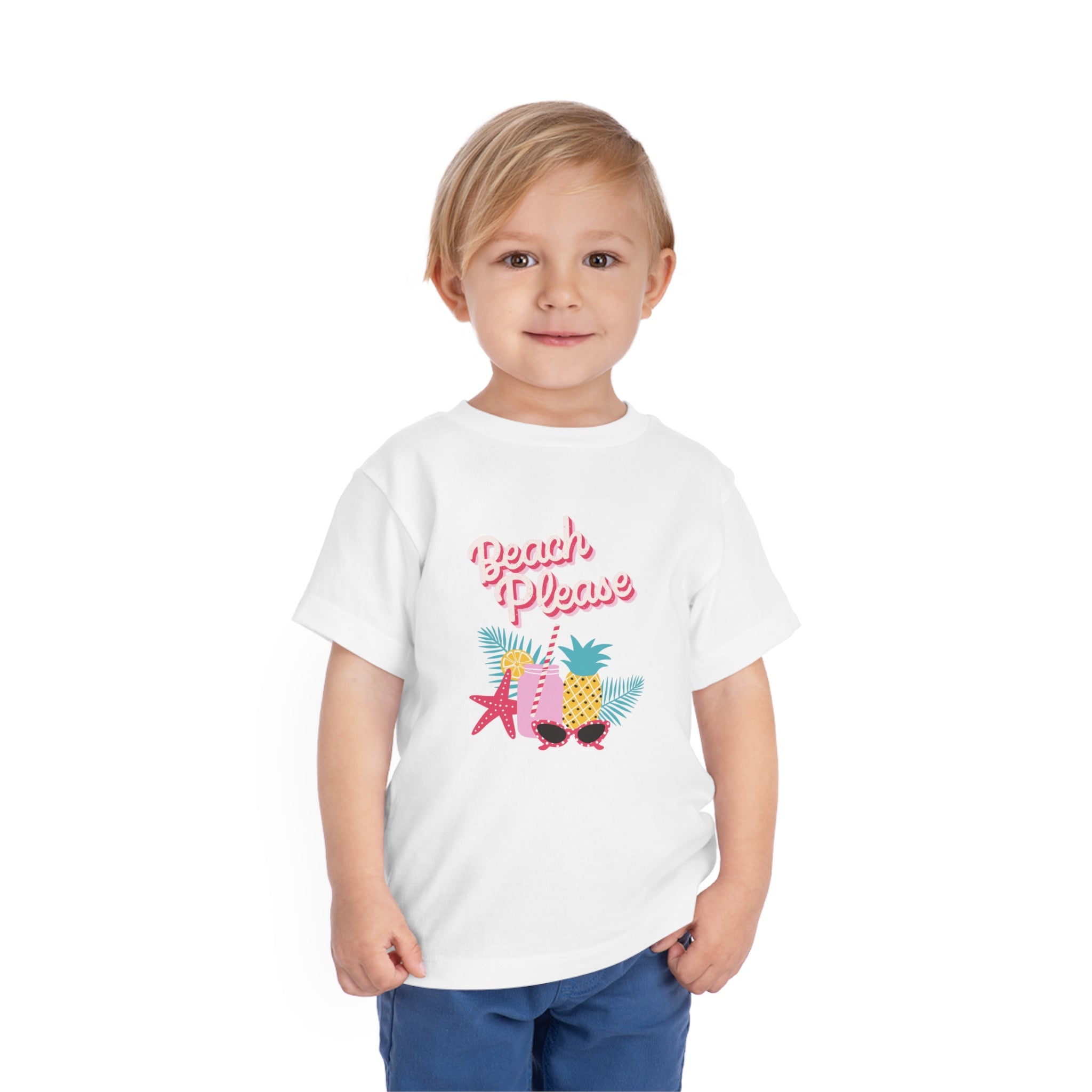 Beach Please Toddler Short Sleeve Tee