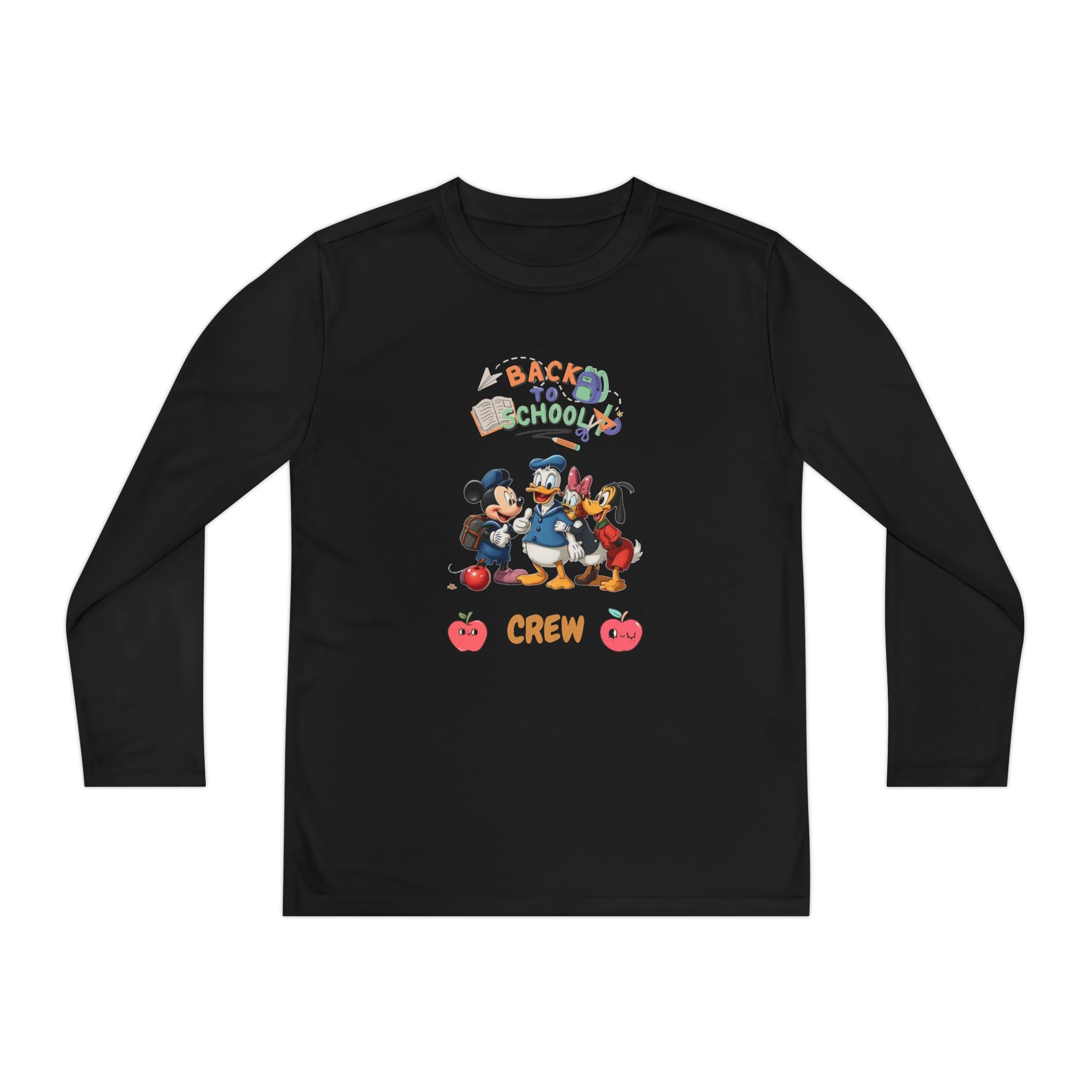 Back to School Crew Youth Long Sleeve Competitor Tee