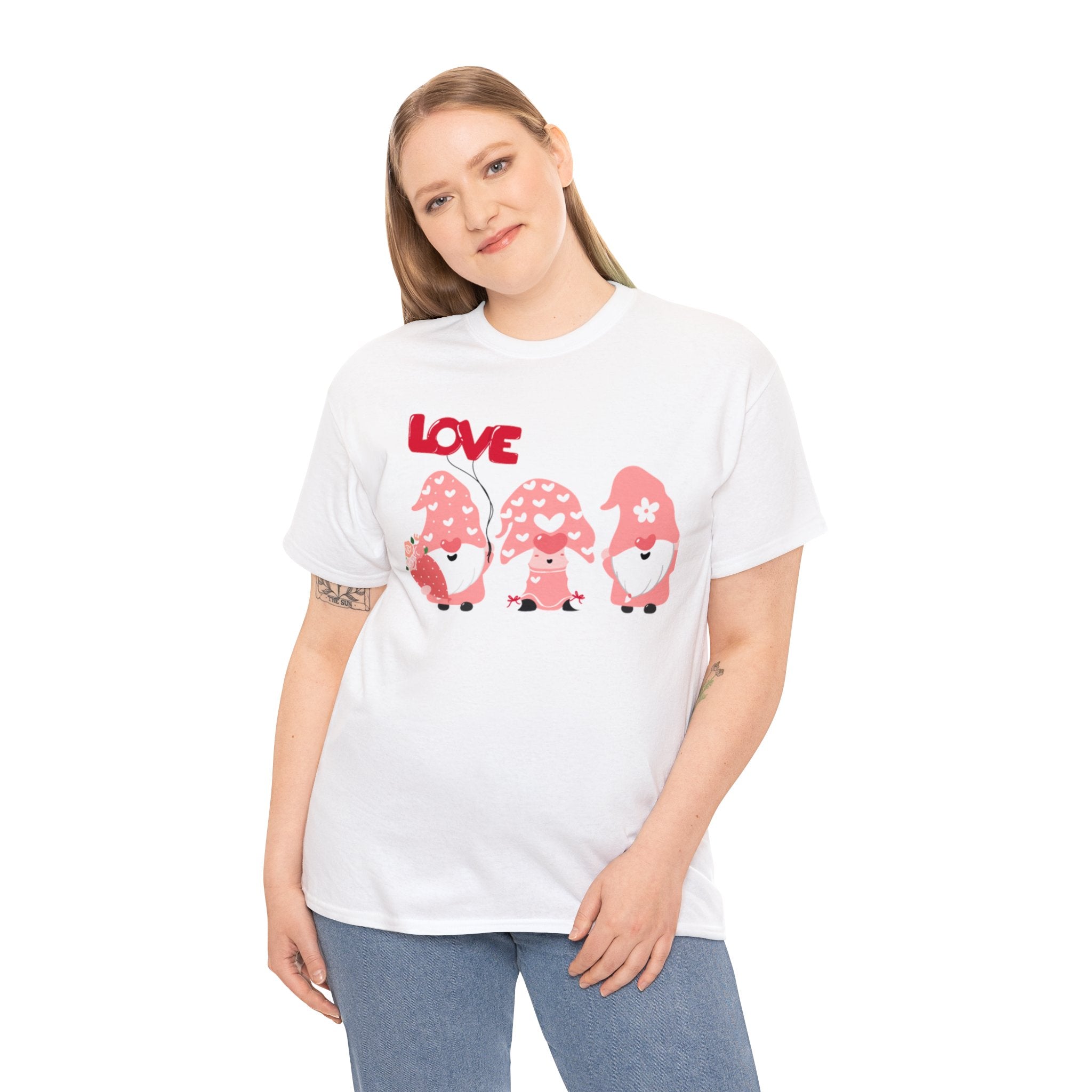 Love Gnome Day Unisex Heavy Cotton Tee