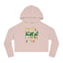 Rolling With My Gnomies Cropped Hooded Sweatshirt for Women | Trendy Spring Fashion