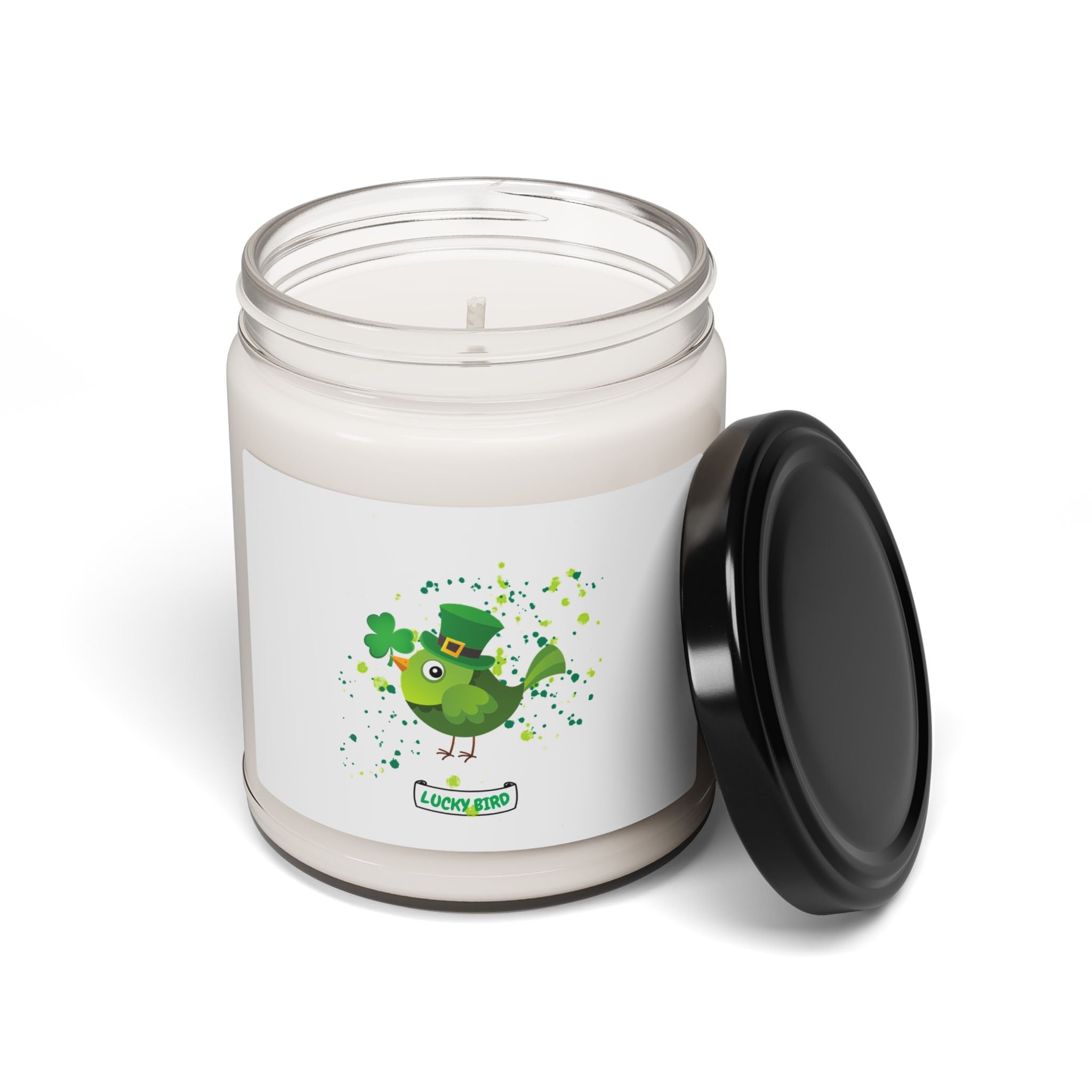 Lucky Bird Scented Soy Candle - 9oz, Perfect for St. Patrick's Day & Spring Celebrations