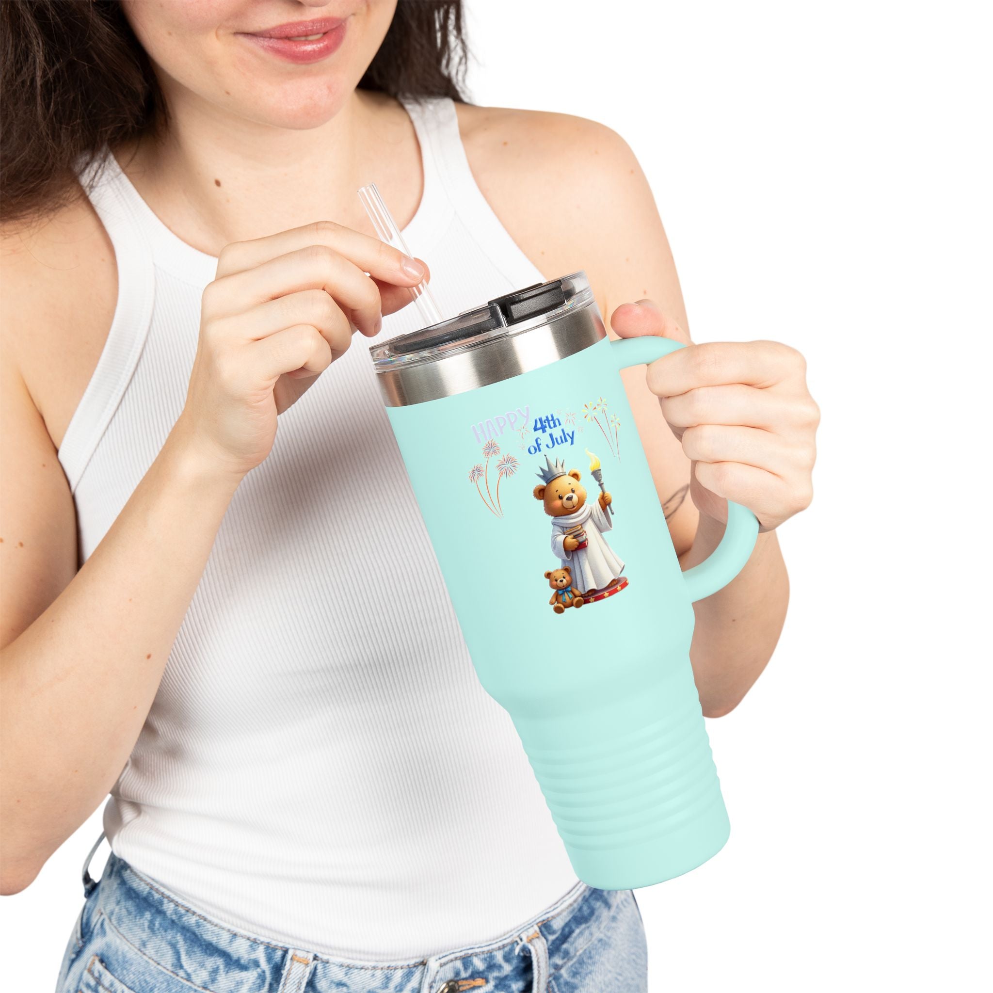 Lady Liberty Insulated Travel Mug