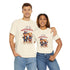 Happy 4th of July Teddy Bear Couple Unisex Heavy Cotton Tee