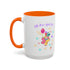 Little Miss April Fool's  Day Accent Coffee Mug - Fun & Whimsical 11oz/15oz