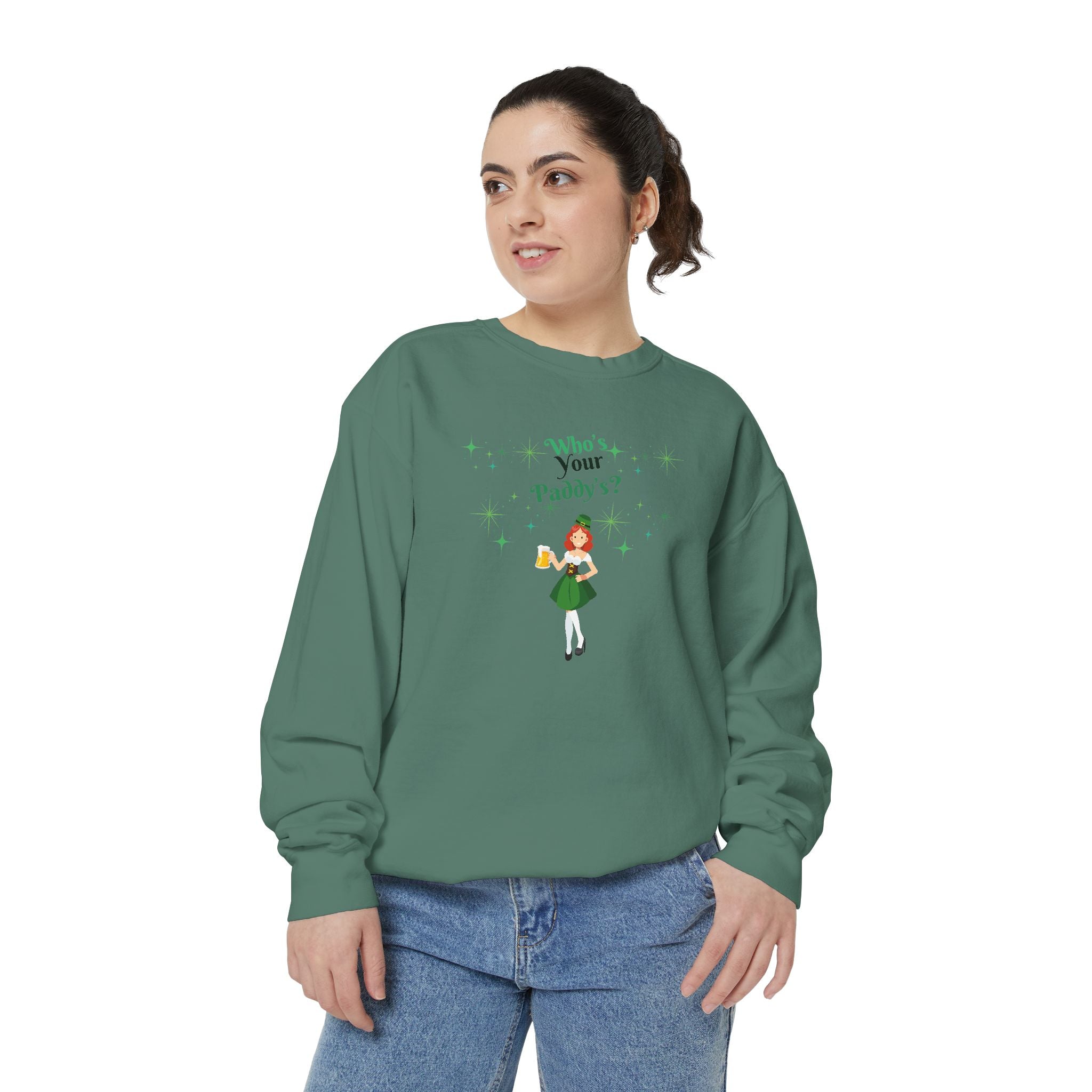 Who's Your Paddy? Unisex Garment-Dyed Sweatshirt