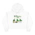 St Patty's Day Gnome Crop Hoodie
