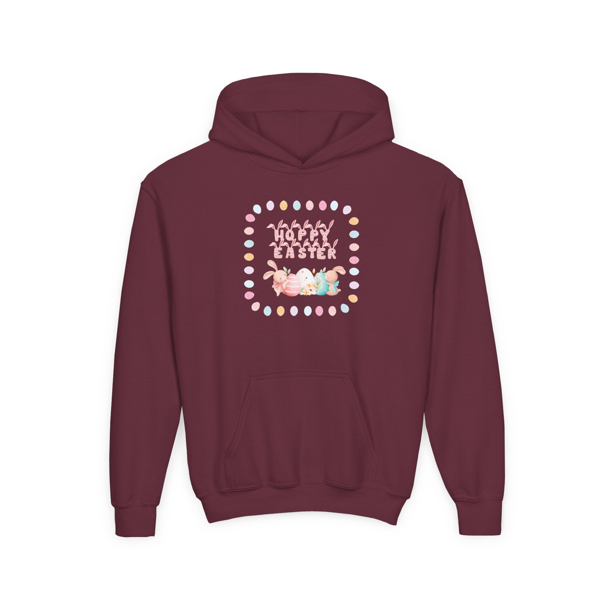 Hoppy Easter Youth Hooded Sweatshirt